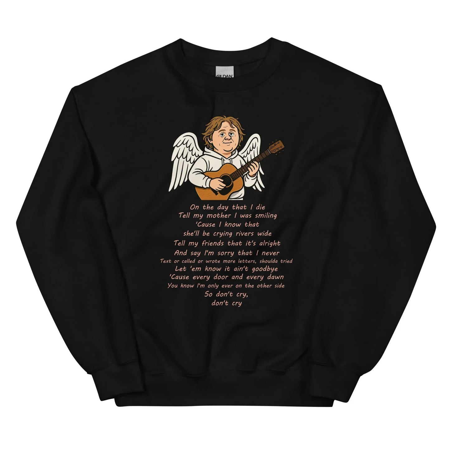 Lewis Capaldi Unisex Sweatshirt - On The Day I Die - Lyrics - Alcyone213k