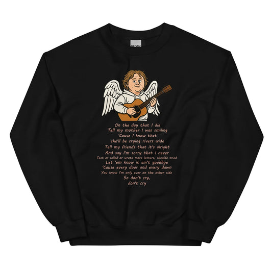 Lewis Capaldi Unisex Sweatshirt - On The Day I Die - Lyrics - Alcyone213k
