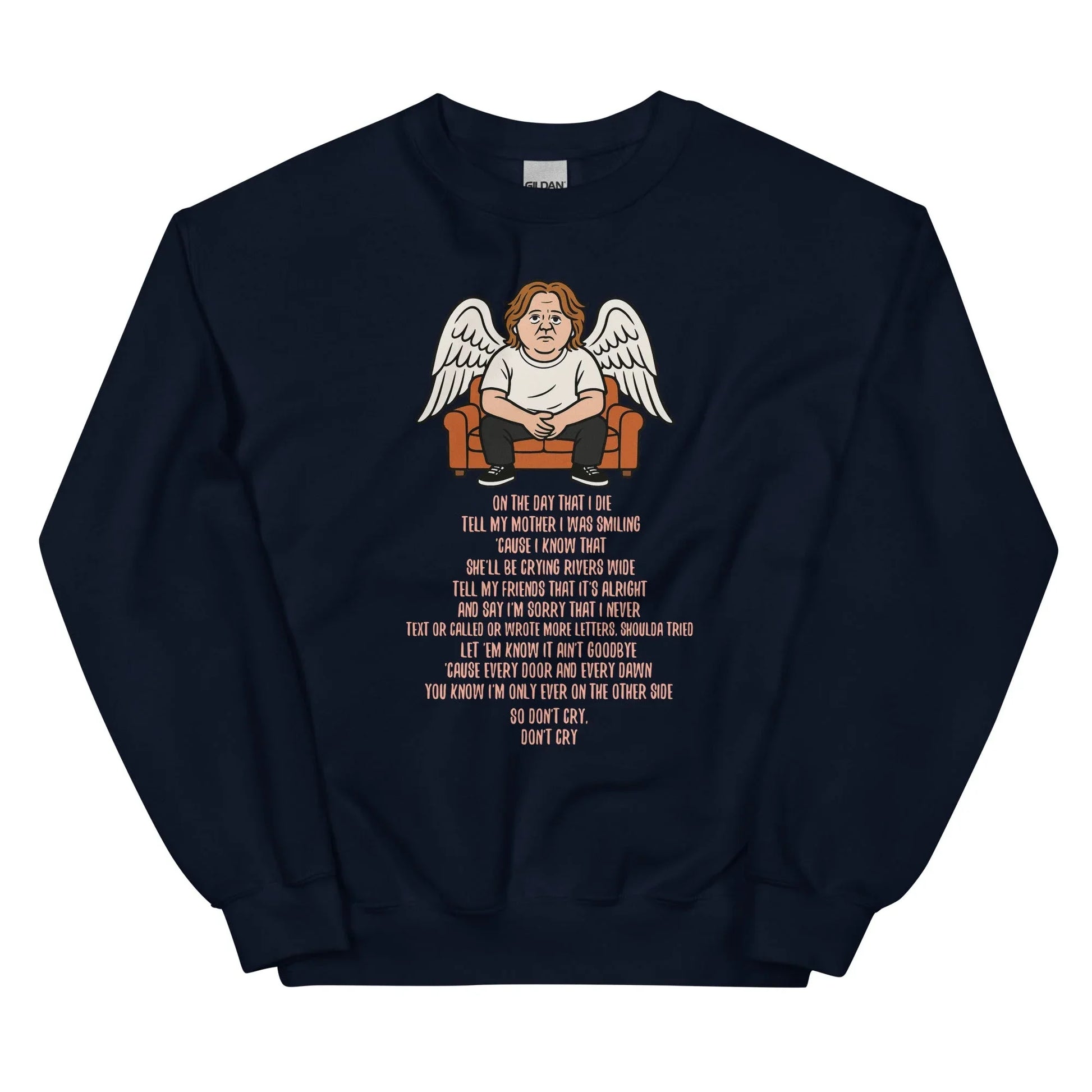 Lewis Capaldi Unisex Sweatshirt - On The Day I Die - Lyrics - Alcyone213k