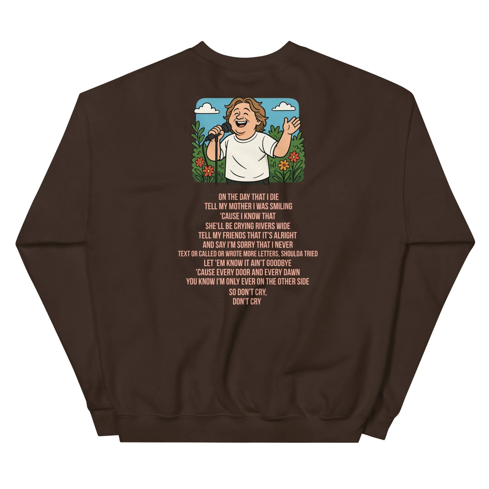 Lewis Capaldi Unisex Sweatshirt - On The Day I Die - Lyrics - Alcyone213k