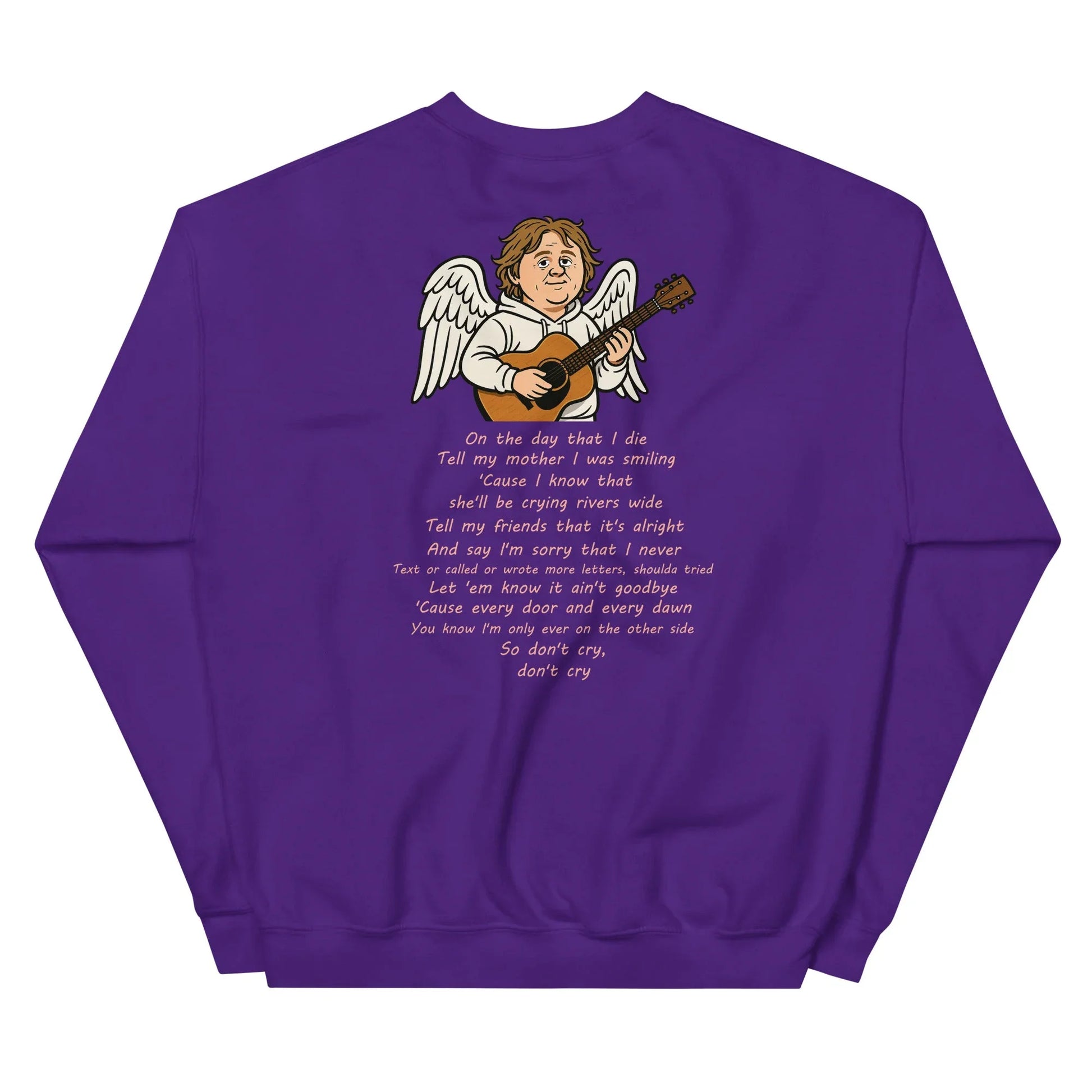 Lewis Capaldi Unisex Sweatshirt - On The Day I Die - Lyrics - Alcyone213k