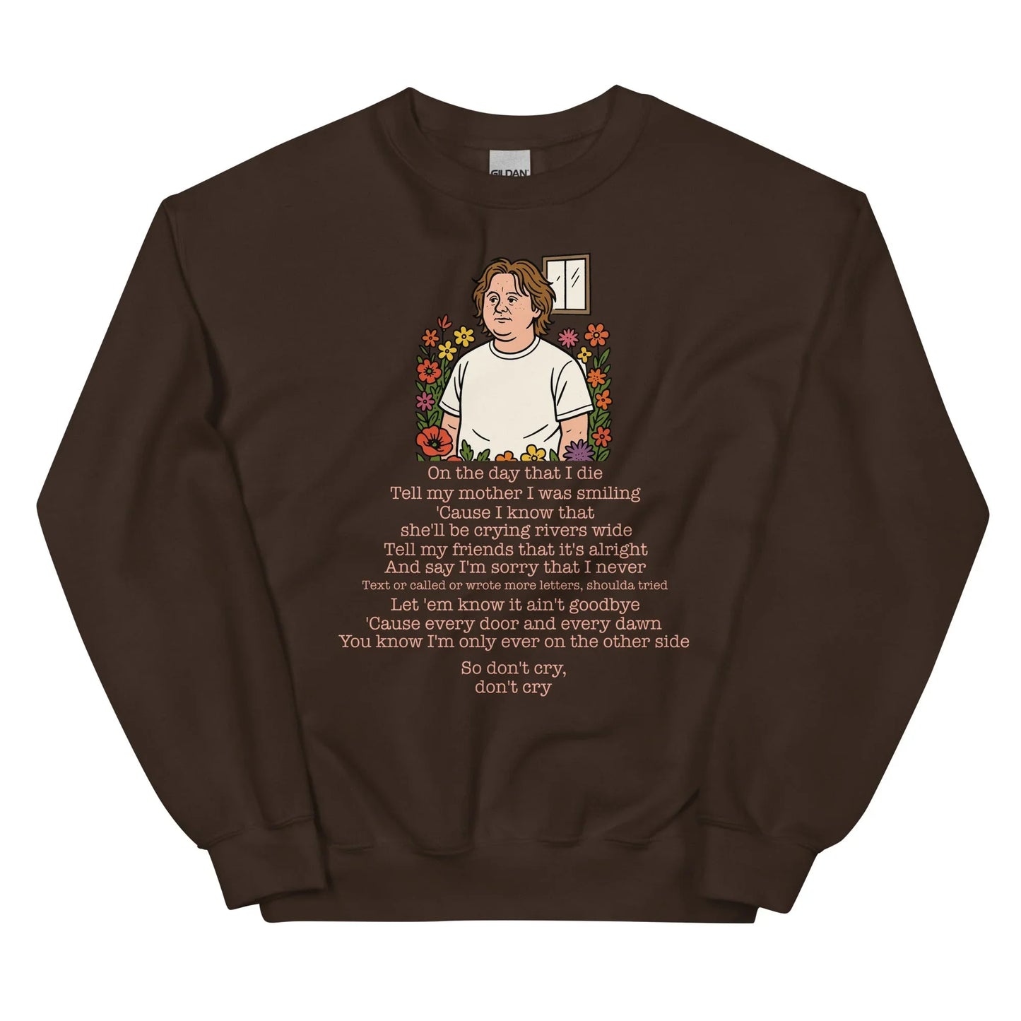 Lewis Capaldi Unisex Sweatshirt - On The Day I Die - Lyrics - Alcyone213k