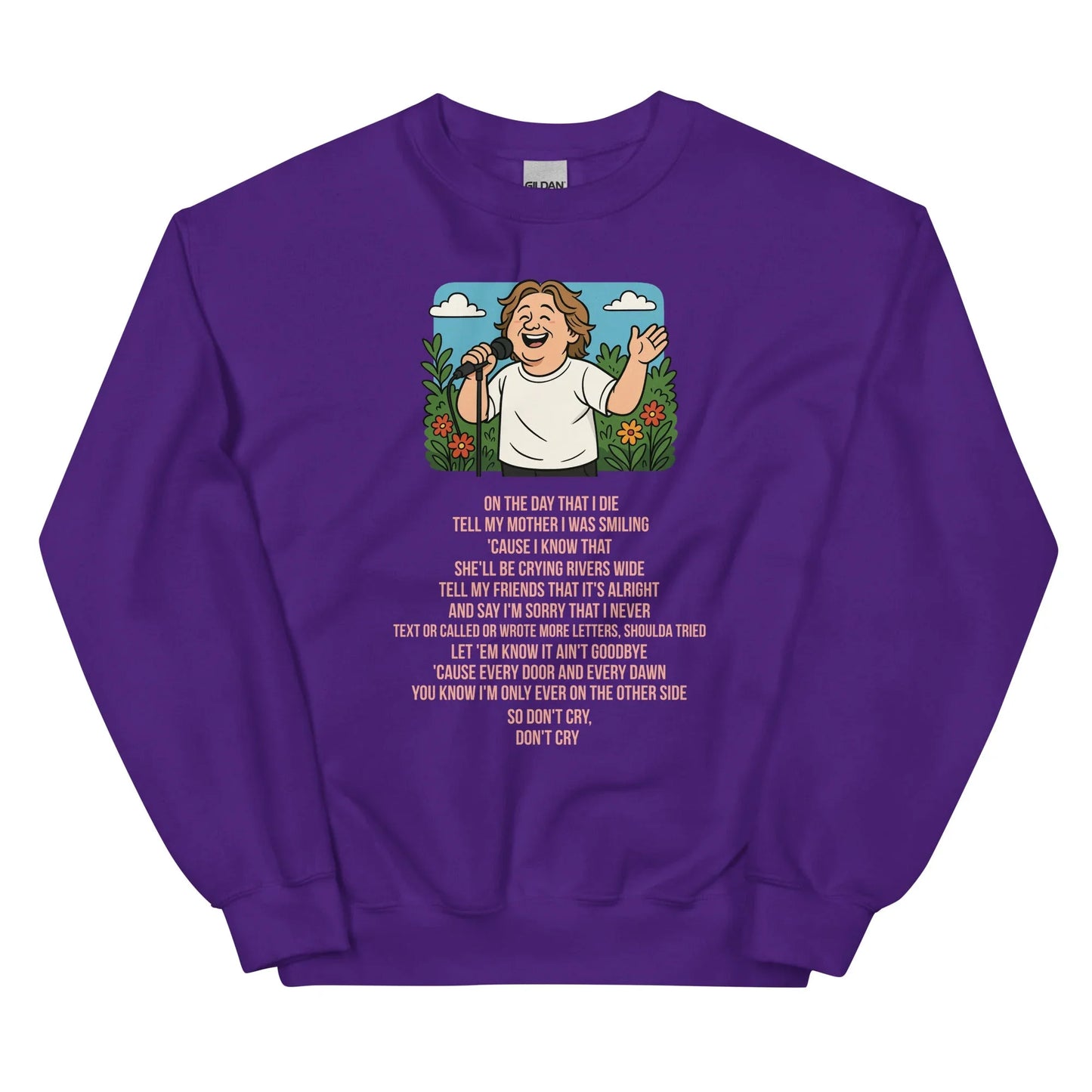 Lewis Capaldi Unisex Sweatshirt - On The Day I Die - Lyrics - Alcyone213k