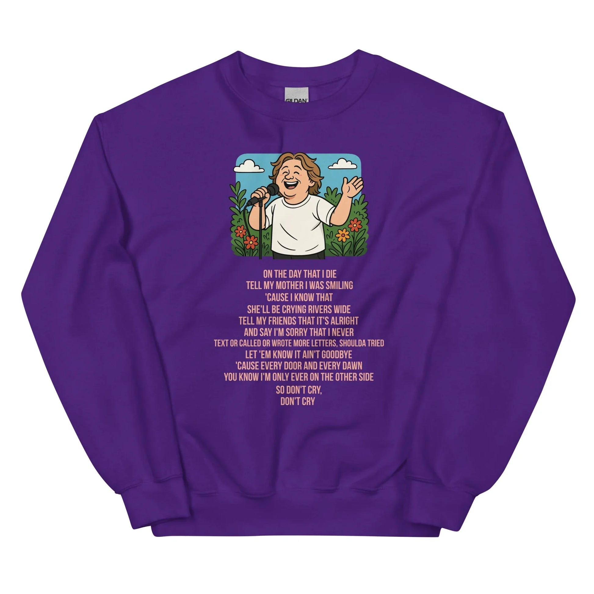 Lewis Capaldi Unisex Sweatshirt - On The Day I Die - Lyrics - Alcyone213k