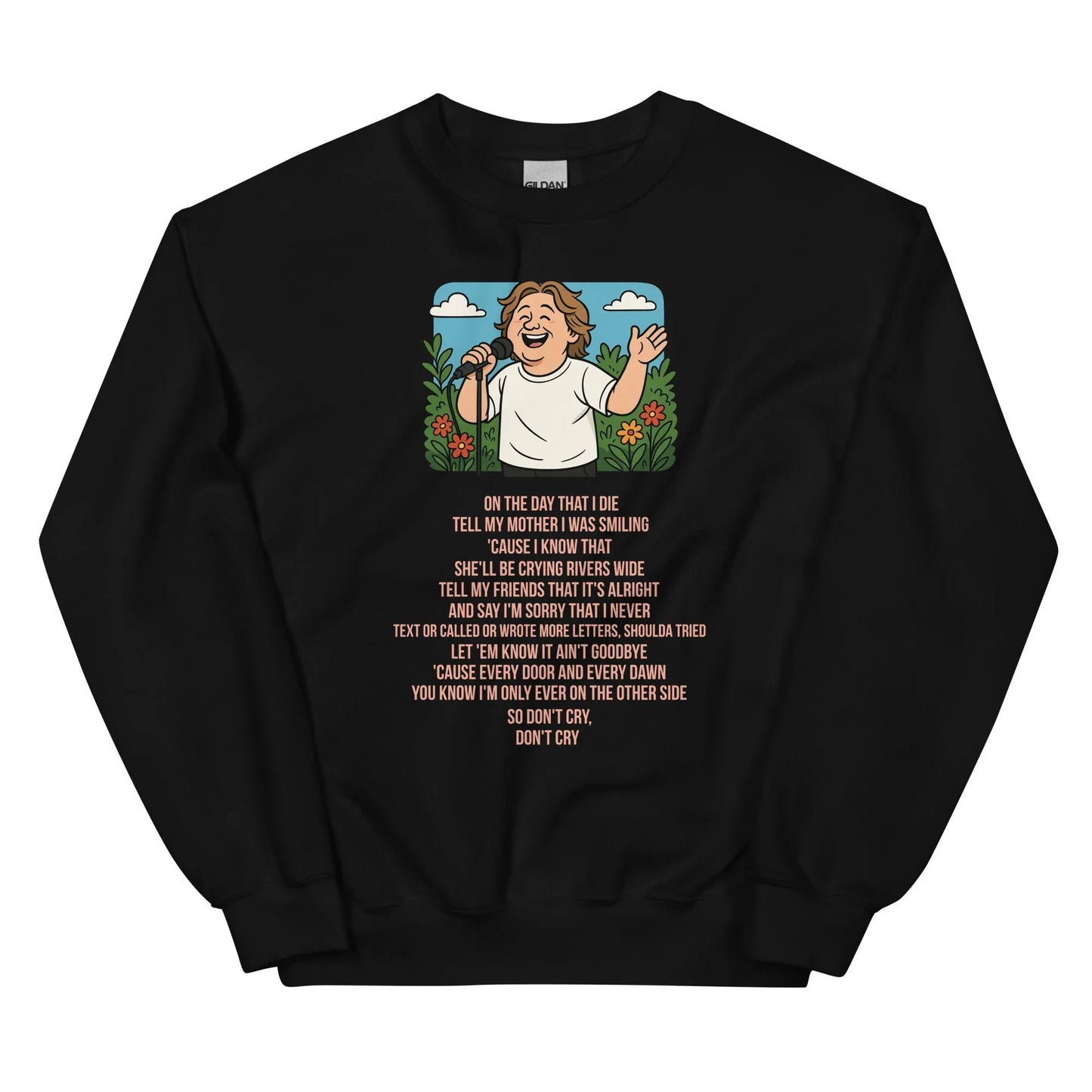 Lewis Capaldi Unisex Sweatshirt - On The Day I Die - Lyrics - Alcyone213k