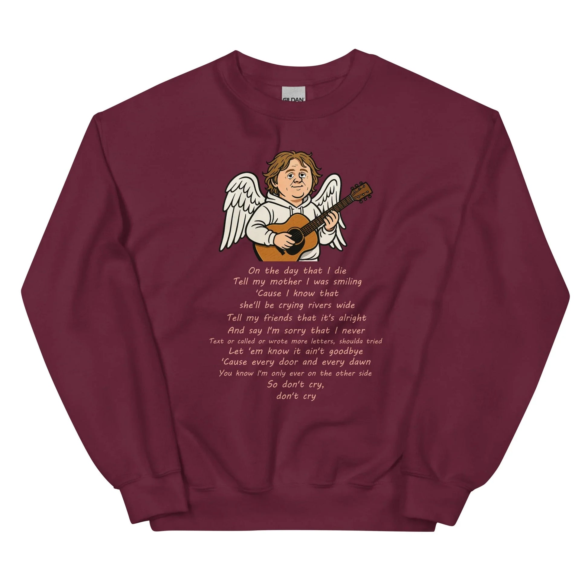 Lewis Capaldi Unisex Sweatshirt - On The Day I Die - Lyrics - Alcyone213k