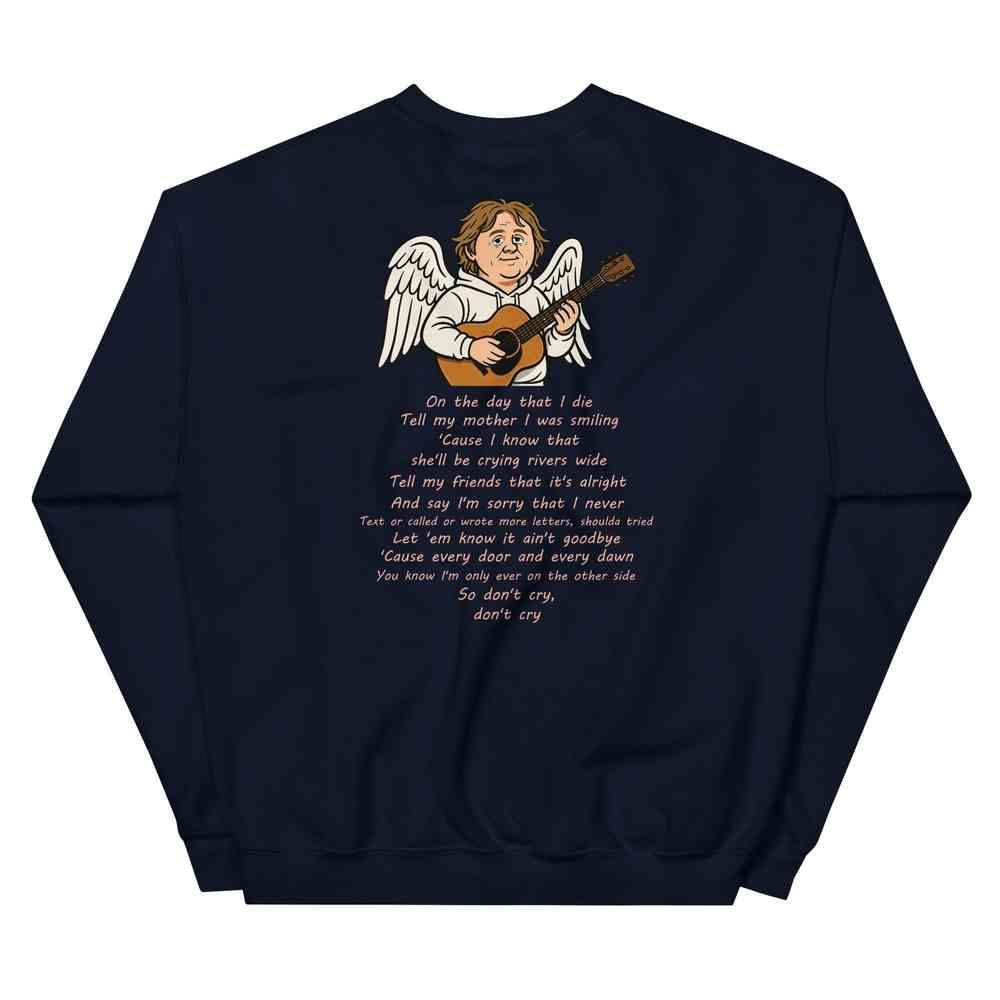 Lewis Capaldi Unisex Sweatshirt - On The Day I Die - Lyrics - Alcyone213k