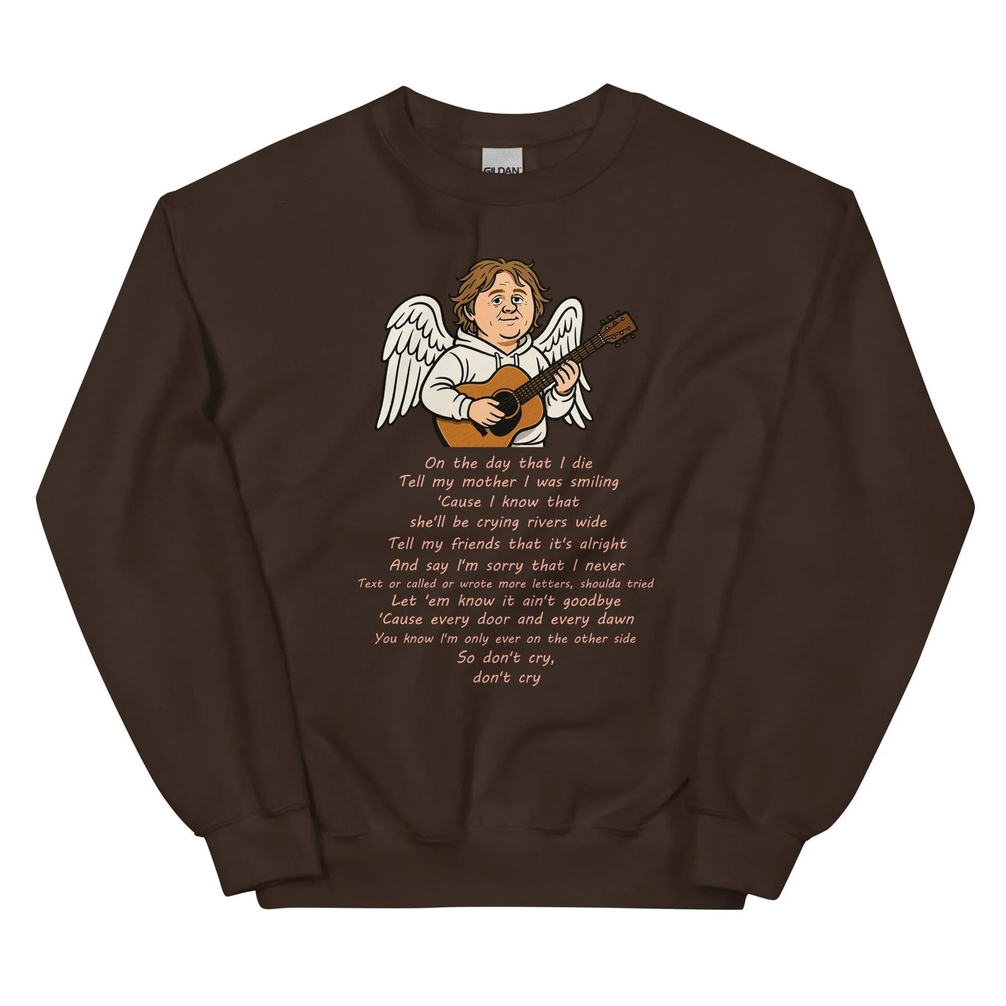 Lewis Capaldi Unisex Sweatshirt - On The Day I Die - Lyrics - Alcyone213k