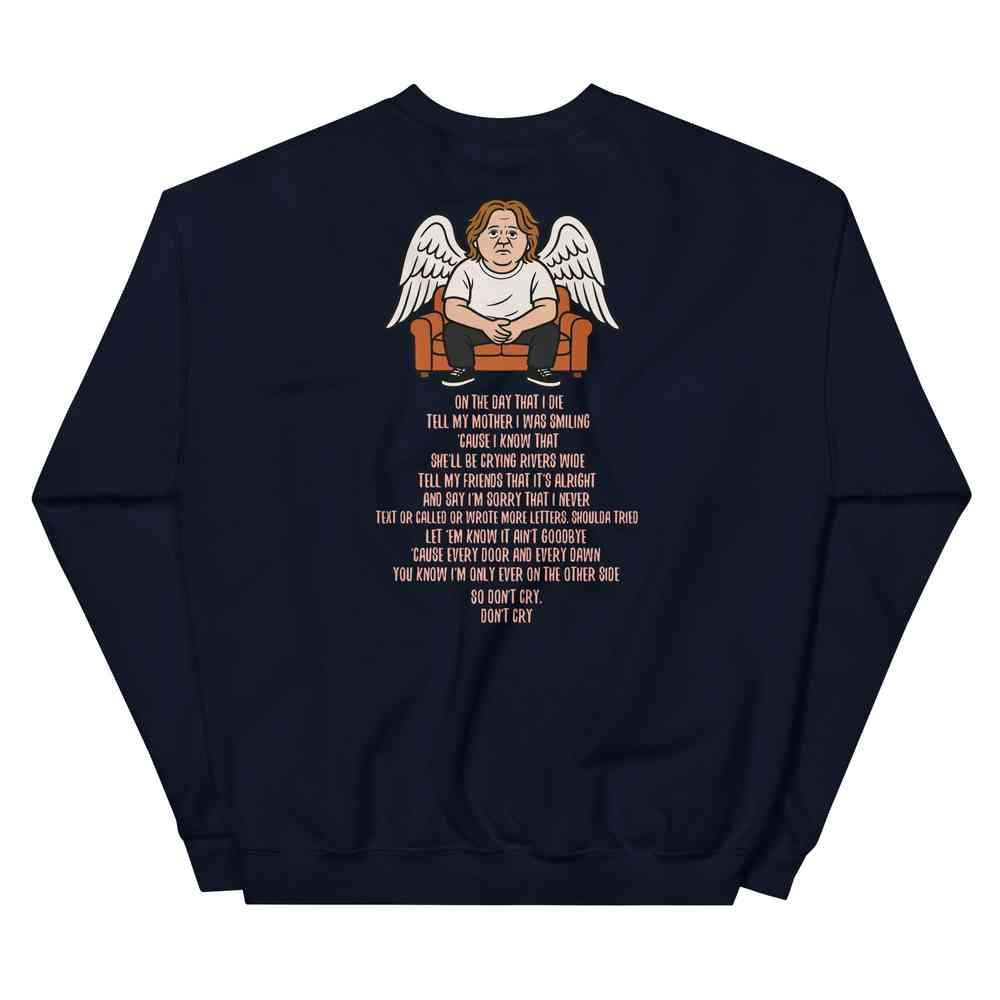 Lewis Capaldi Unisex Sweatshirt - On The Day I Die - Lyrics - Alcyone213k