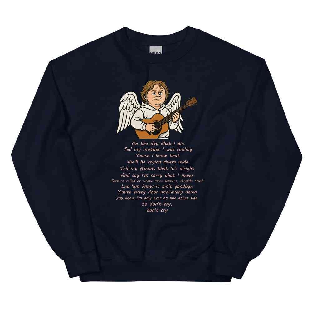Lewis Capaldi Unisex Sweatshirt - On The Day I Die - Lyrics - Alcyone213k