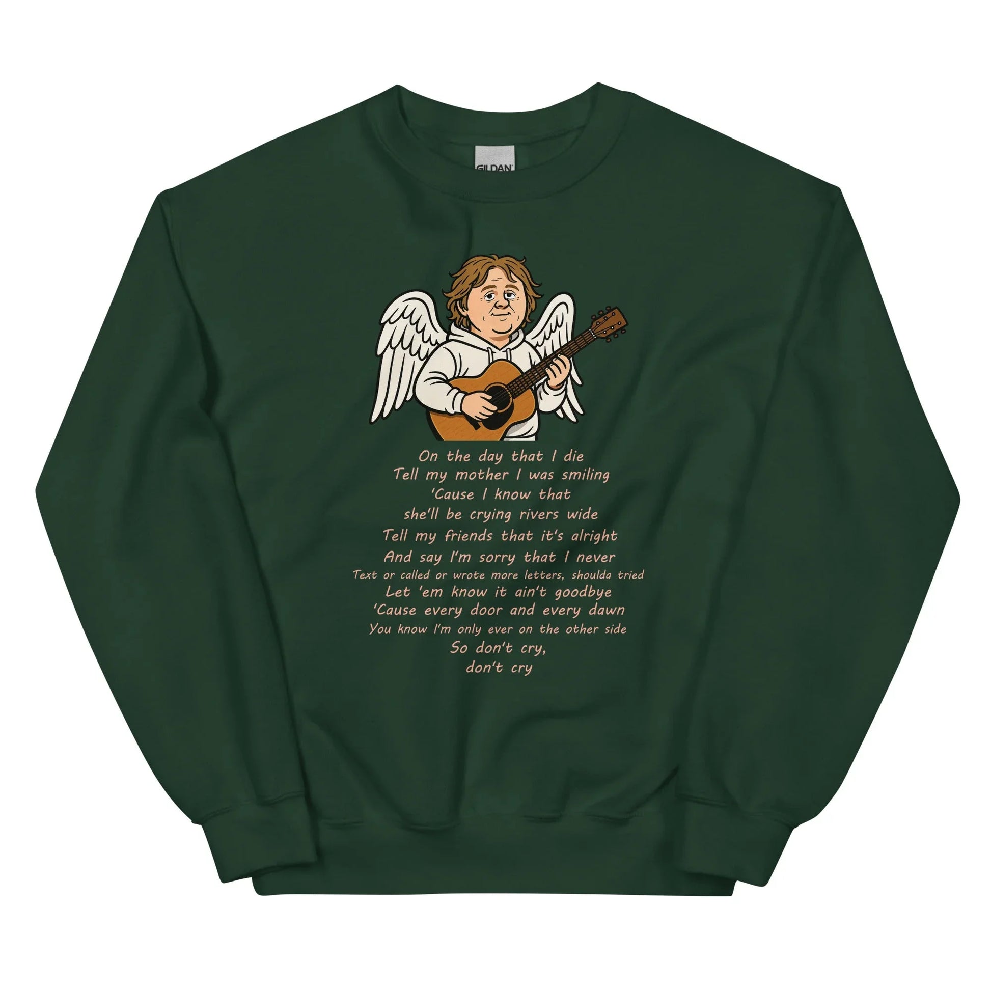 Lewis Capaldi Unisex Sweatshirt - On The Day I Die - Lyrics - Alcyone213k