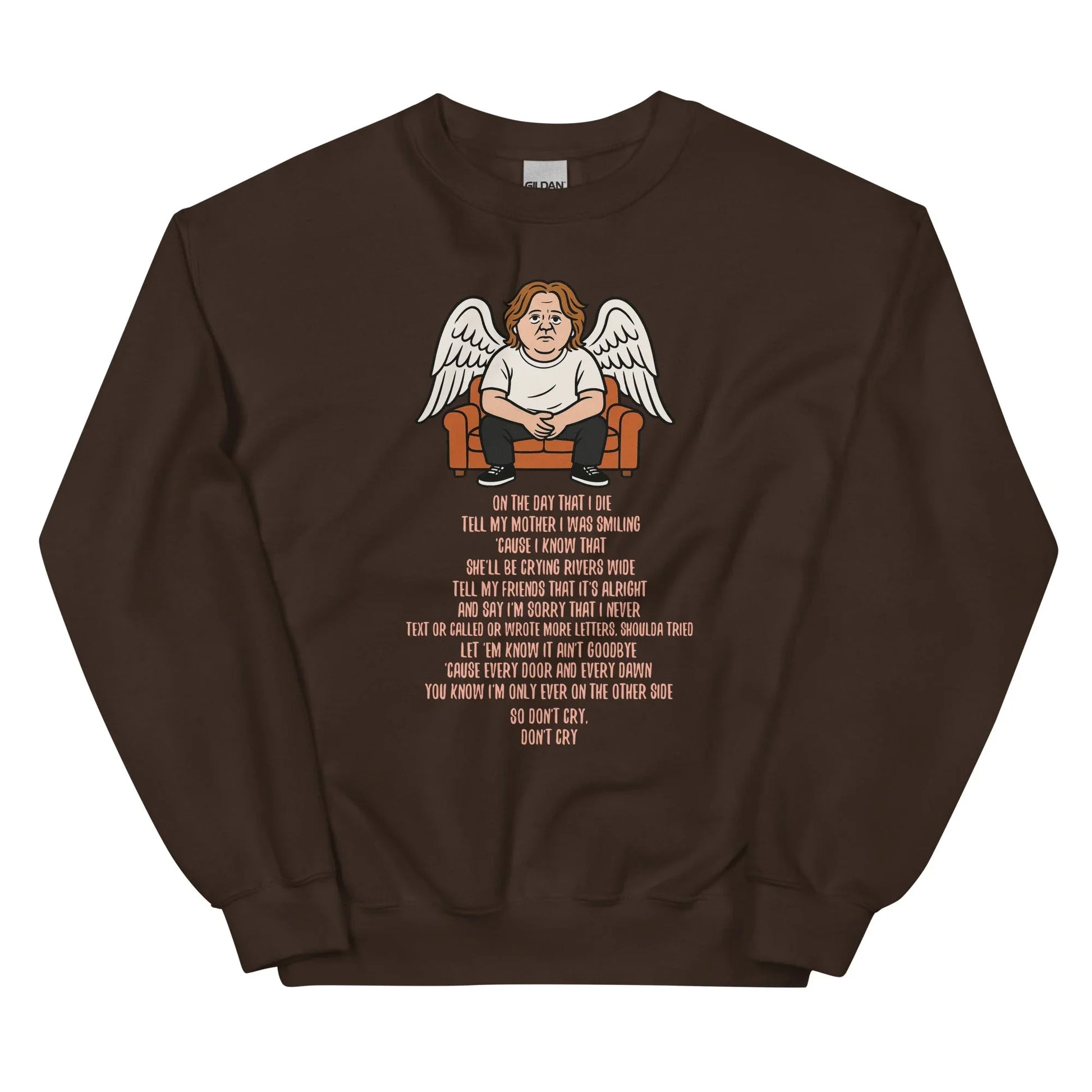 Lewis Capaldi Unisex Sweatshirt - On The Day I Die - Lyrics - Alcyone213k
