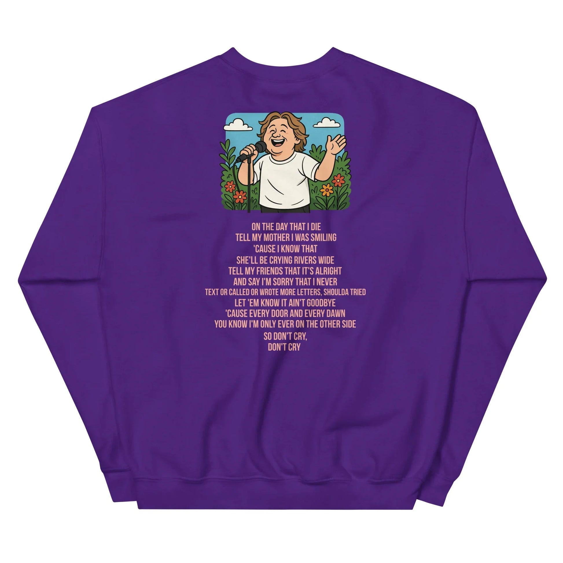Lewis Capaldi Unisex Sweatshirt - On The Day I Die - Lyrics - Alcyone213k