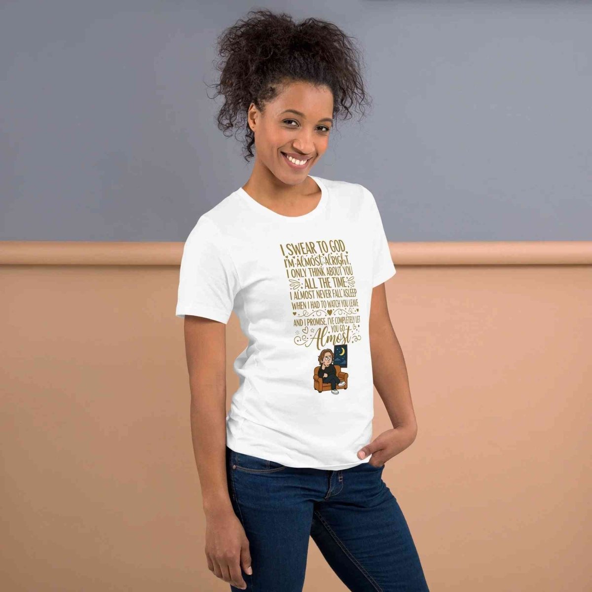 Lewis Capaldi Unisex T-Shirt | Almost Lyrics Cotton Tee Alcyone213k