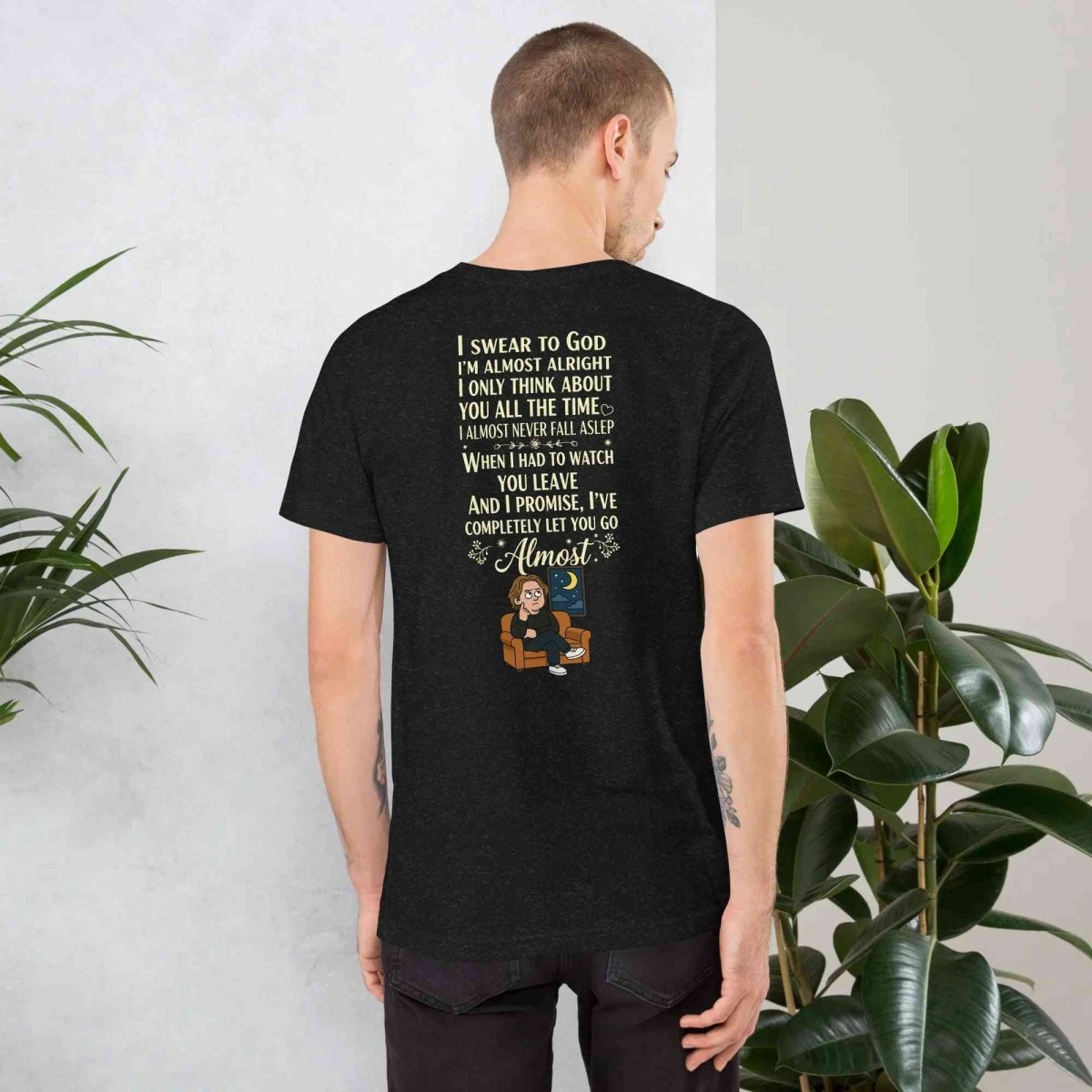 Lewis Capaldi Unisex Cotton T-Shirt | Almost Lyrics Music Tee Alcyone213k
