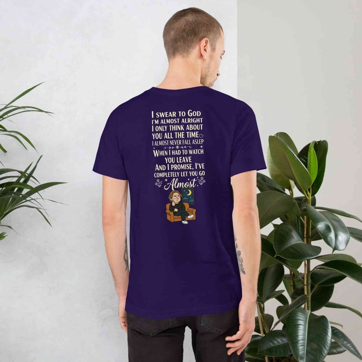 Lewis Capaldi Unisex Cotton T-Shirt | Almost Lyrics Music Tee Alcyone213k