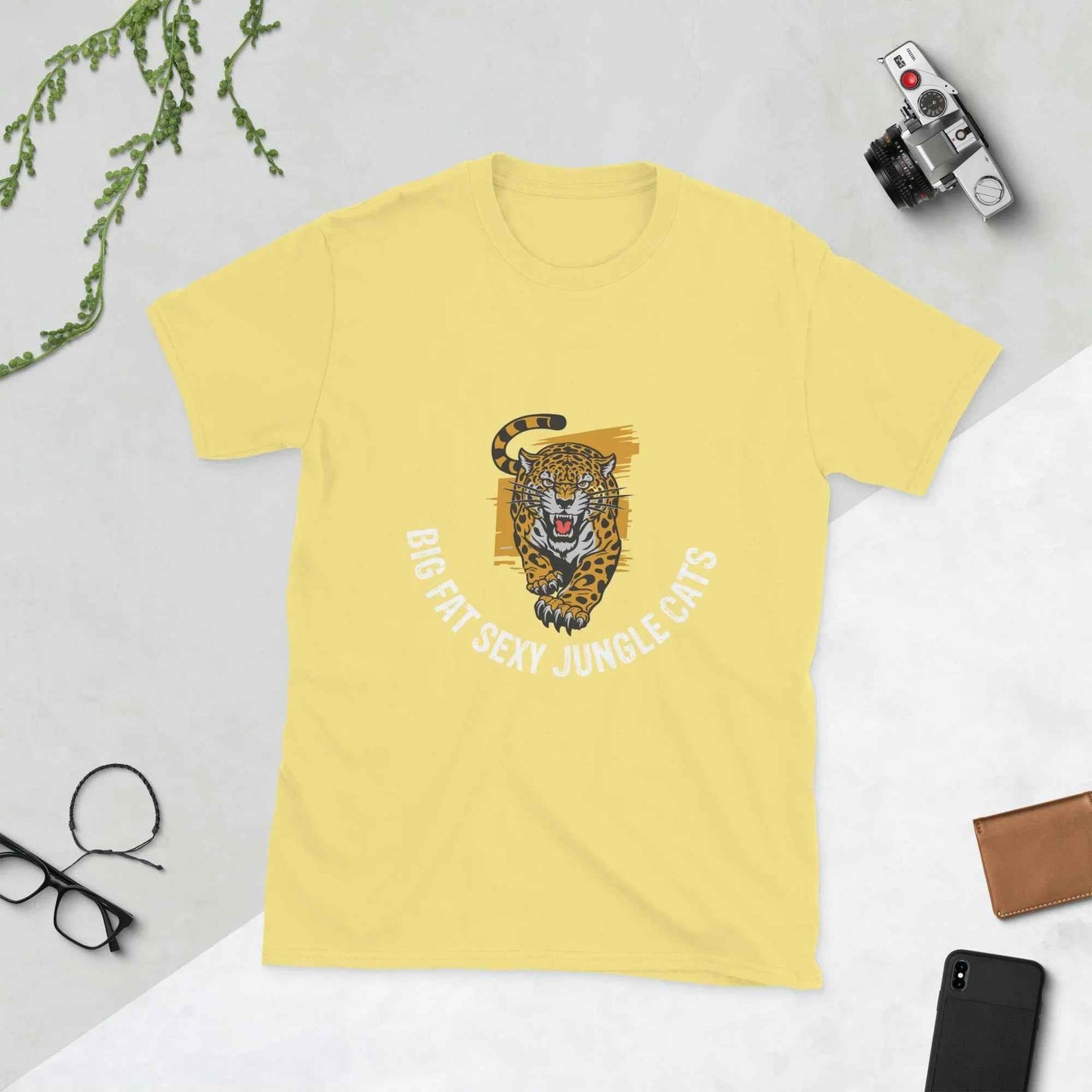 Lewis Capaldi Unisex T-Shirt | Big Fat Sexy Jungle Cats Graphic Tee T-shirt Alcyone213k
