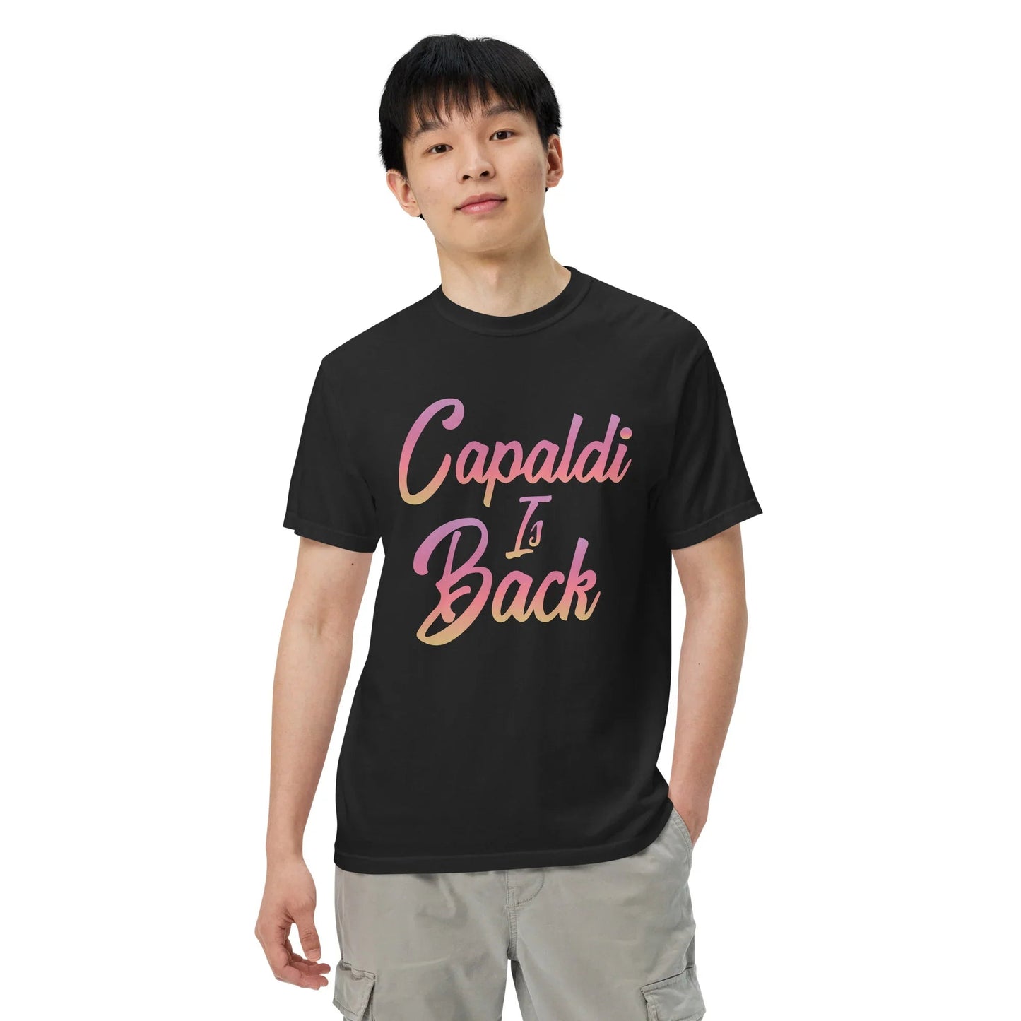 Lewis Capaldi T-Shirt | Unisex Cotton Graphic Tee - Capaldi Is Back T-shirt Alcyone213k