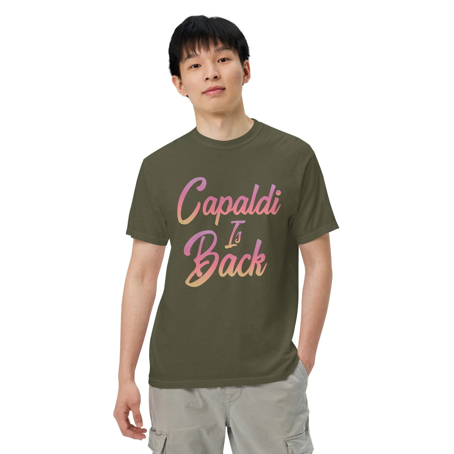 Lewis Capaldi T-Shirt | Unisex Cotton Graphic Tee - Capaldi Is Back T-shirt Alcyone213k