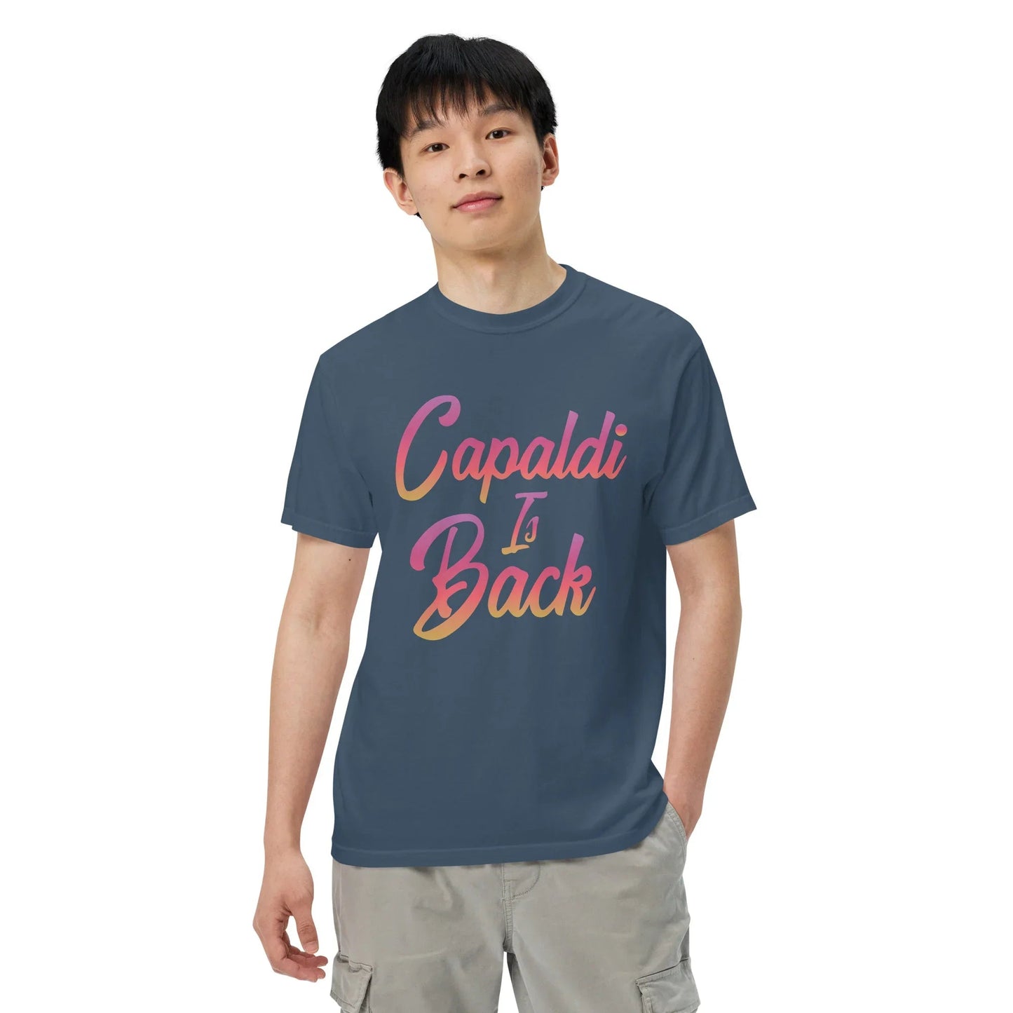 Lewis Capaldi T-Shirt | Unisex Cotton Graphic Tee - Capaldi Is Back T-shirt Alcyone213k