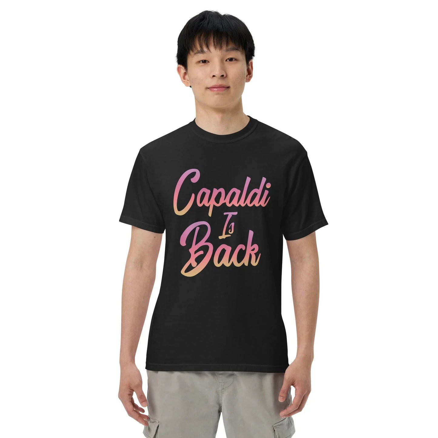 Lewis Capaldi T-Shirt | Unisex Cotton Graphic Tee - Capaldi Is Back T-shirt Alcyone213k