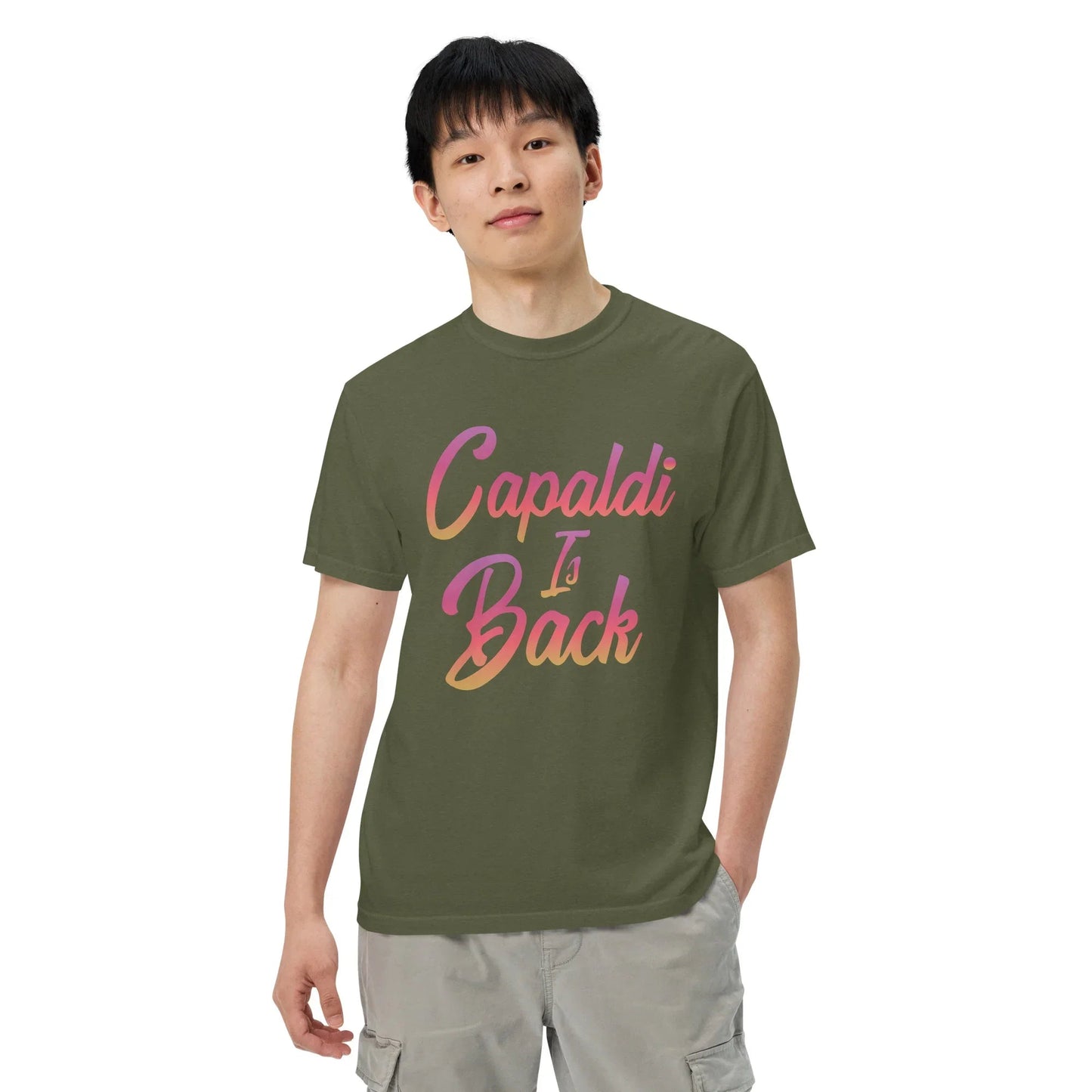 Lewis Capaldi T-Shirt | Unisex Cotton Graphic Tee - Capaldi Is Back T-shirt Alcyone213k