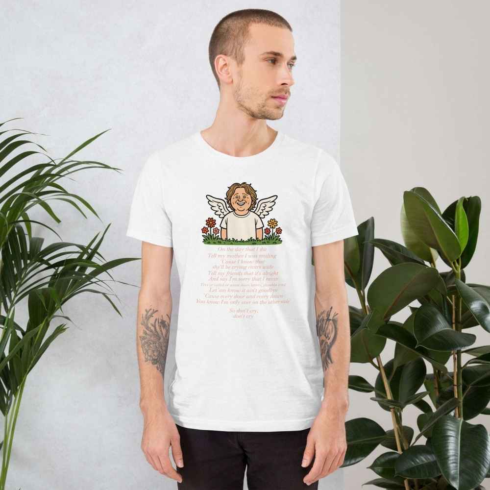 Lewis Capaldi "On The Day That I Die" Lyrics T-Shirt - Unisex Cotton Tee Alcyone213k