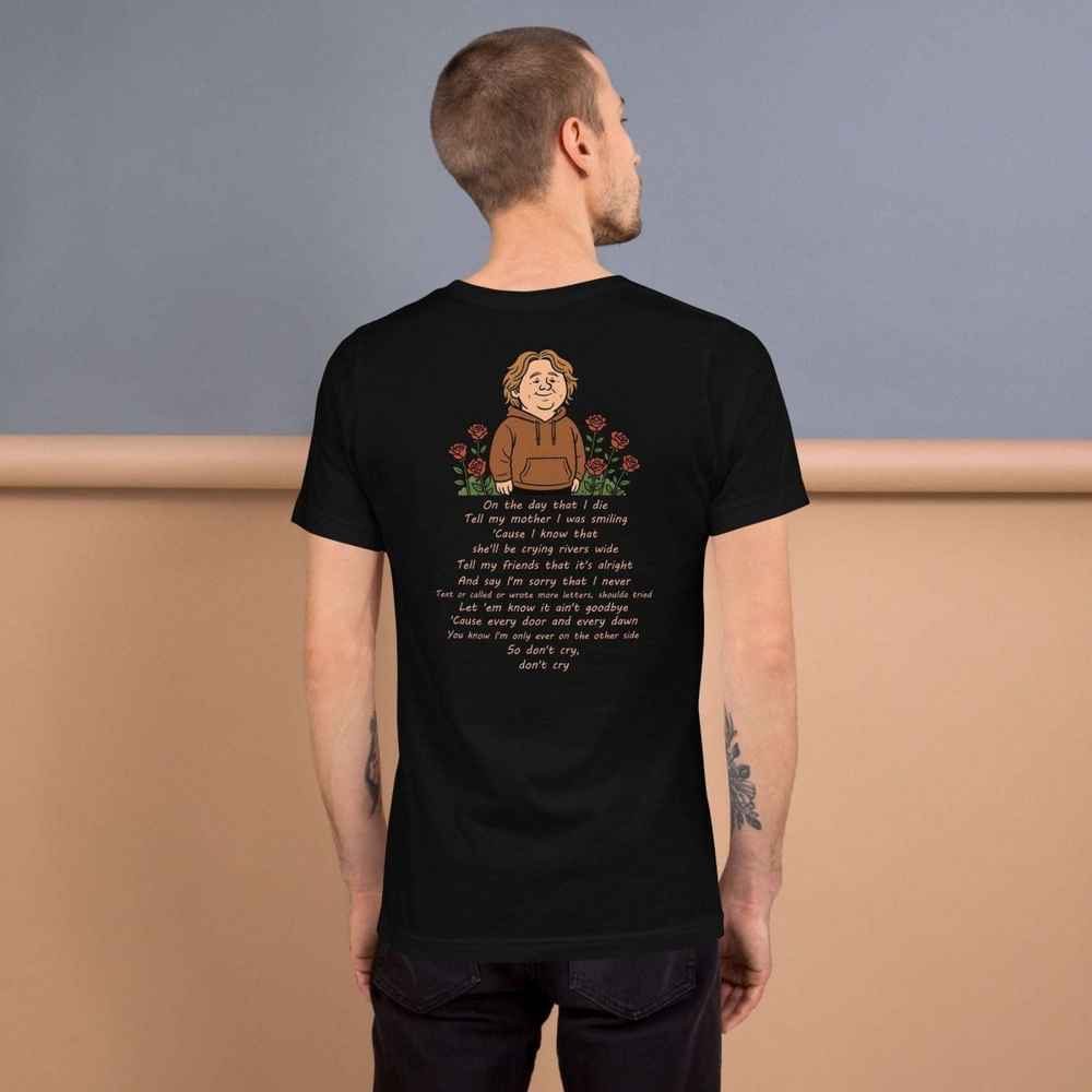 Lewis Capaldi Unisex T-Shirt | On The Day That I Die Lyrics Alcyone213k