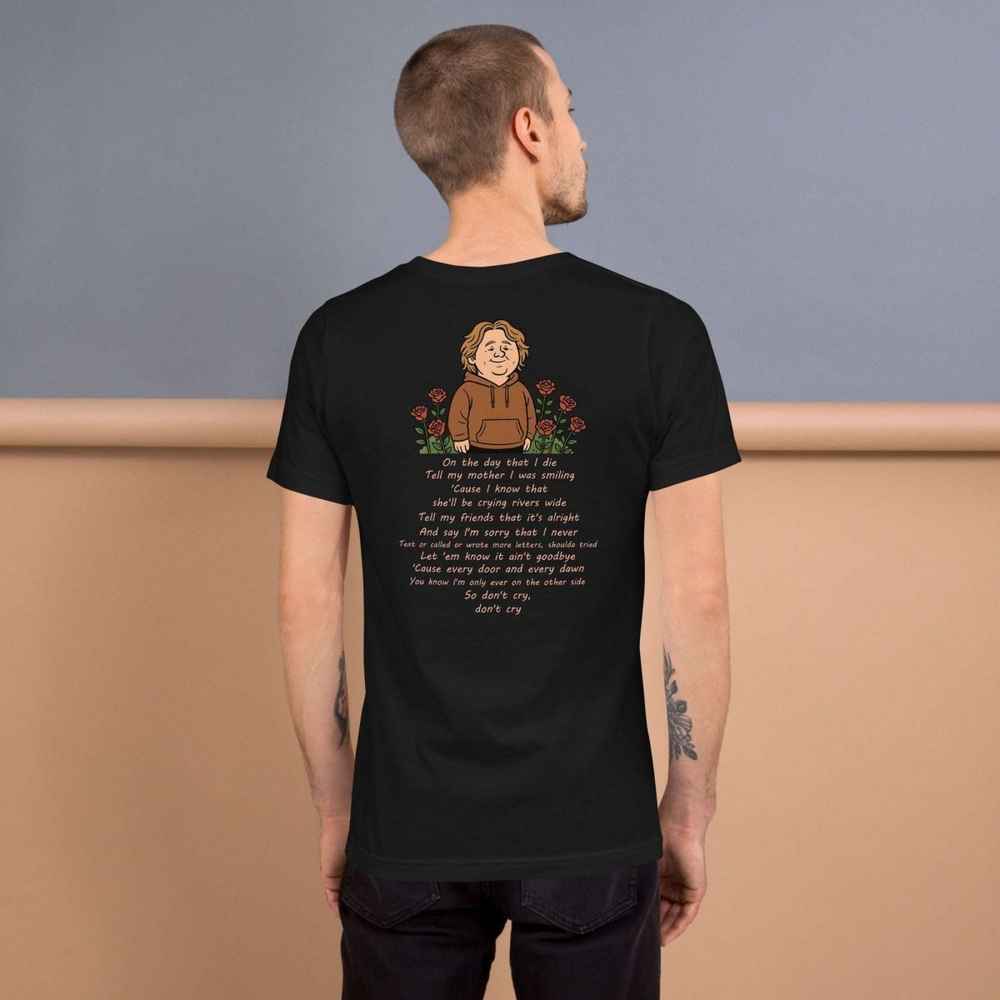 Lewis Capaldi Unisex T-Shirt | On The Day That I Die Lyrics Alcyone213k