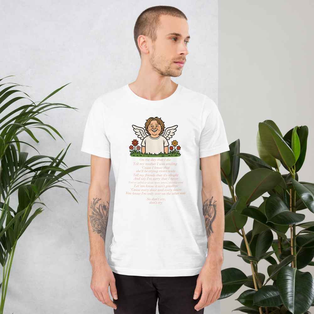 Lewis Capaldi "On The Day That I Die" Lyrics T-Shirt - Unisex Cotton Tee Alcyone213k