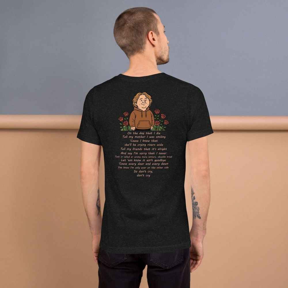 Lewis Capaldi Unisex T-Shirt | On The Day That I Die Lyrics Alcyone213k