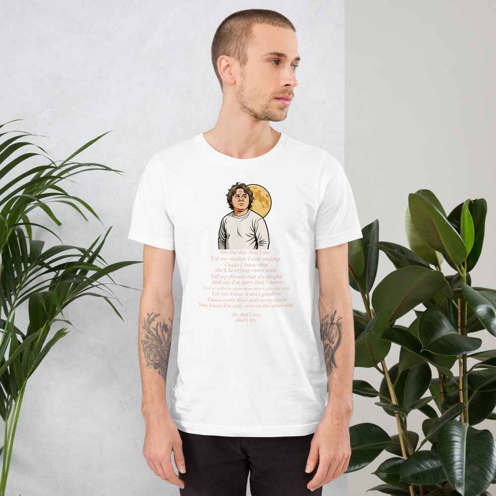 Lewis Capaldi "On The Day That I Die" Lyrics T-Shirt - Unisex Music Apparel Alcyone213k