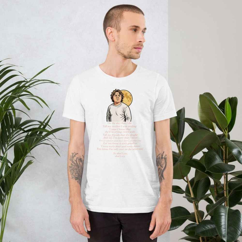 Lewis Capaldi "On The Day That I Die" Lyrics T-Shirt - Unisex Music Apparel Alcyone213k