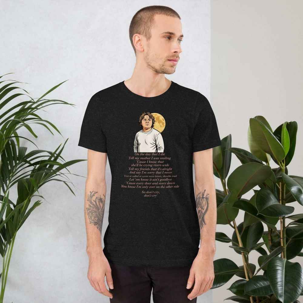 Lewis Capaldi "On The Day That I Die" Lyrics T-Shirt - Unisex Music Apparel Alcyone213k