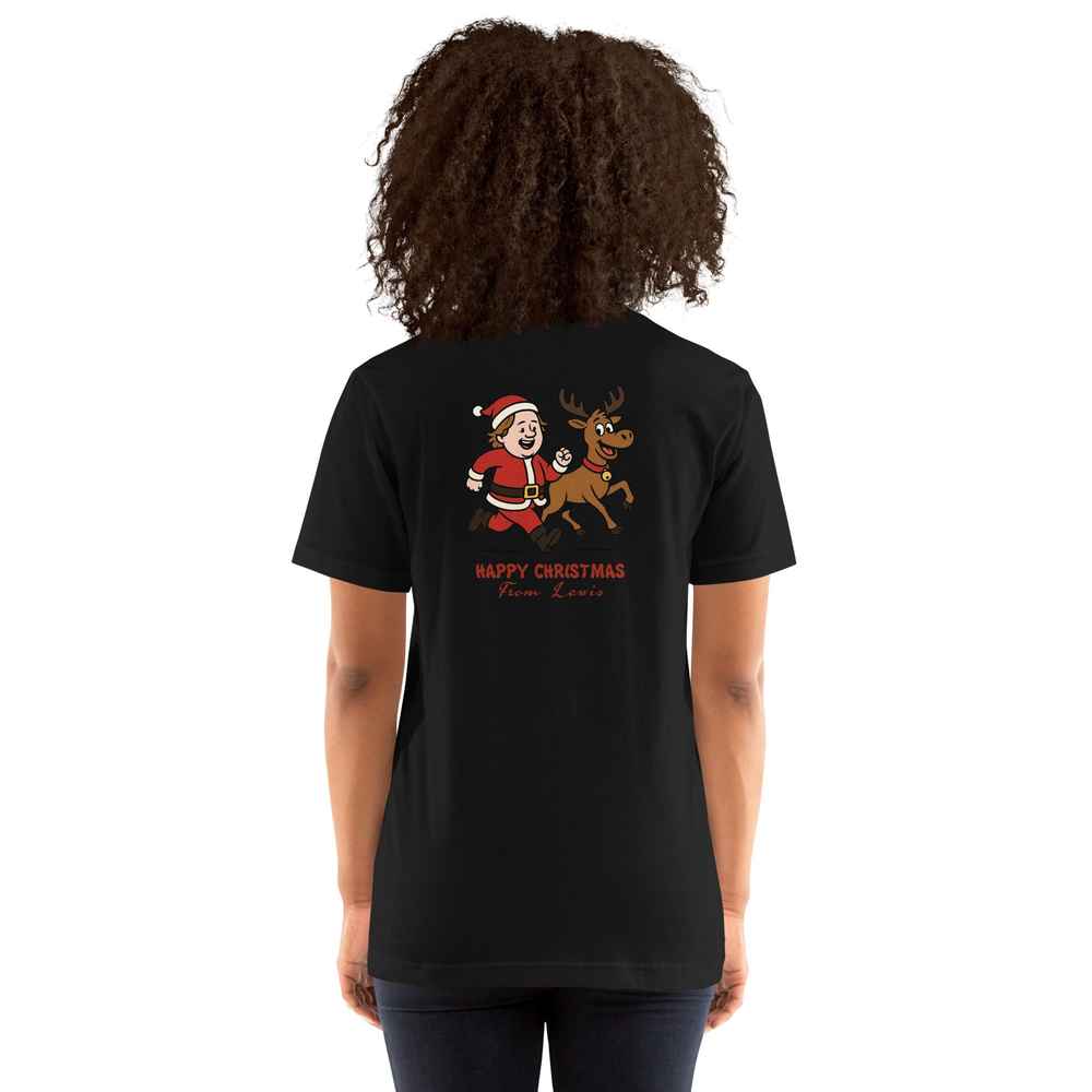 Lewis Capaldi Unisex Cotton T-Shirt | Graphic Christmas Tee Alcyone213k