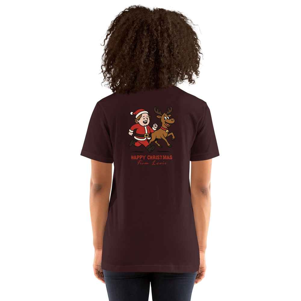 Lewis Capaldi Unisex Cotton T-Shirt | Graphic Christmas Tee Alcyone213k