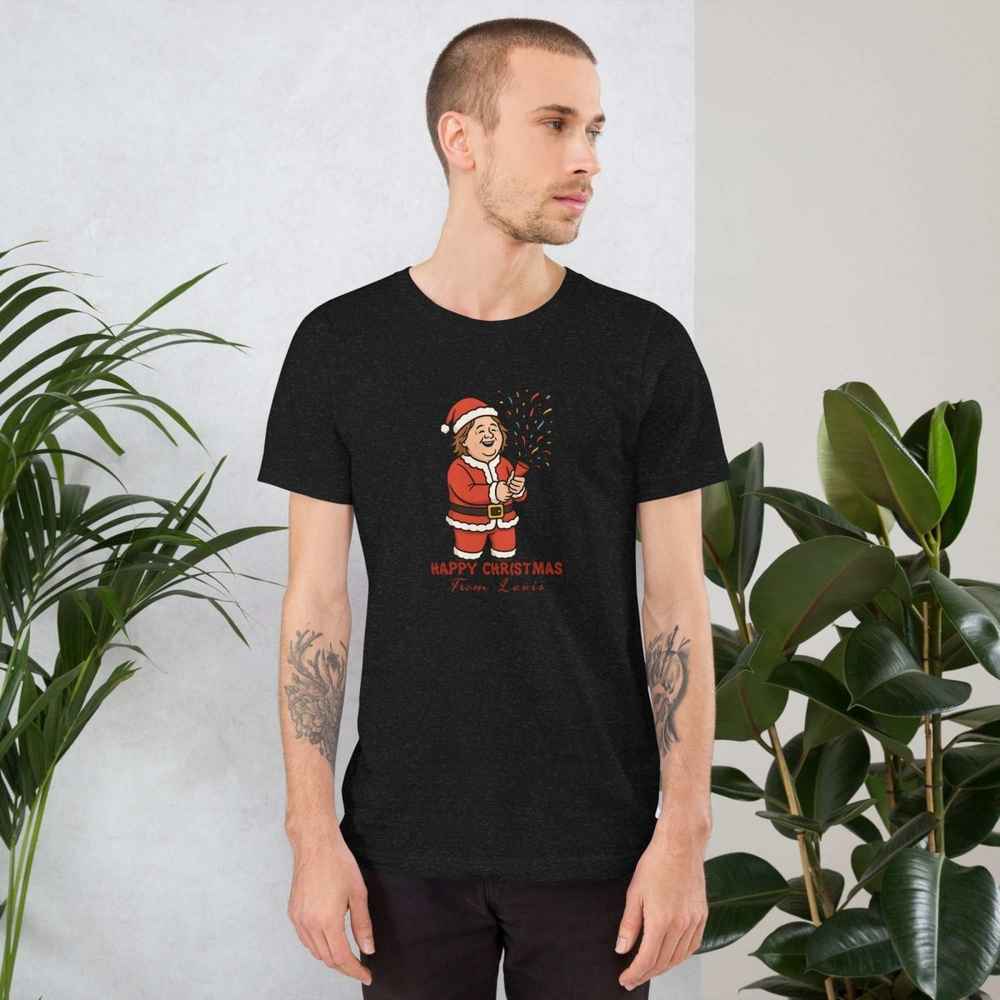 Lewis Capaldi Unisex Cotton T-Shirt | Graphic Christmas Tee Alcyone213k