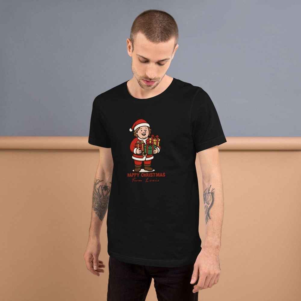 Lewis Capaldi Unisex Cotton T-Shirt | Graphic Christmas Tee Alcyone213k