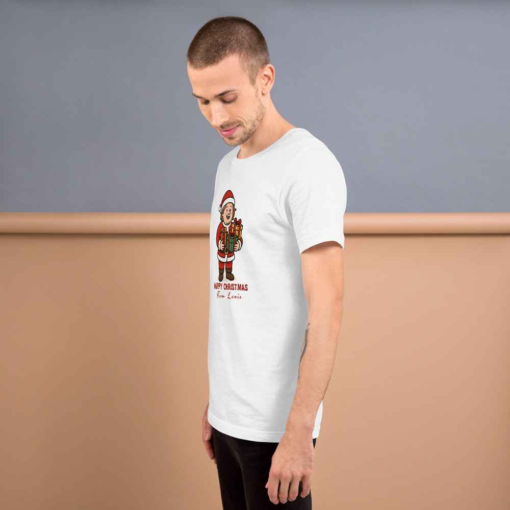 Lewis Capaldi Unisex Cotton T-Shirt | Graphic Christmas Tee Alcyone213k