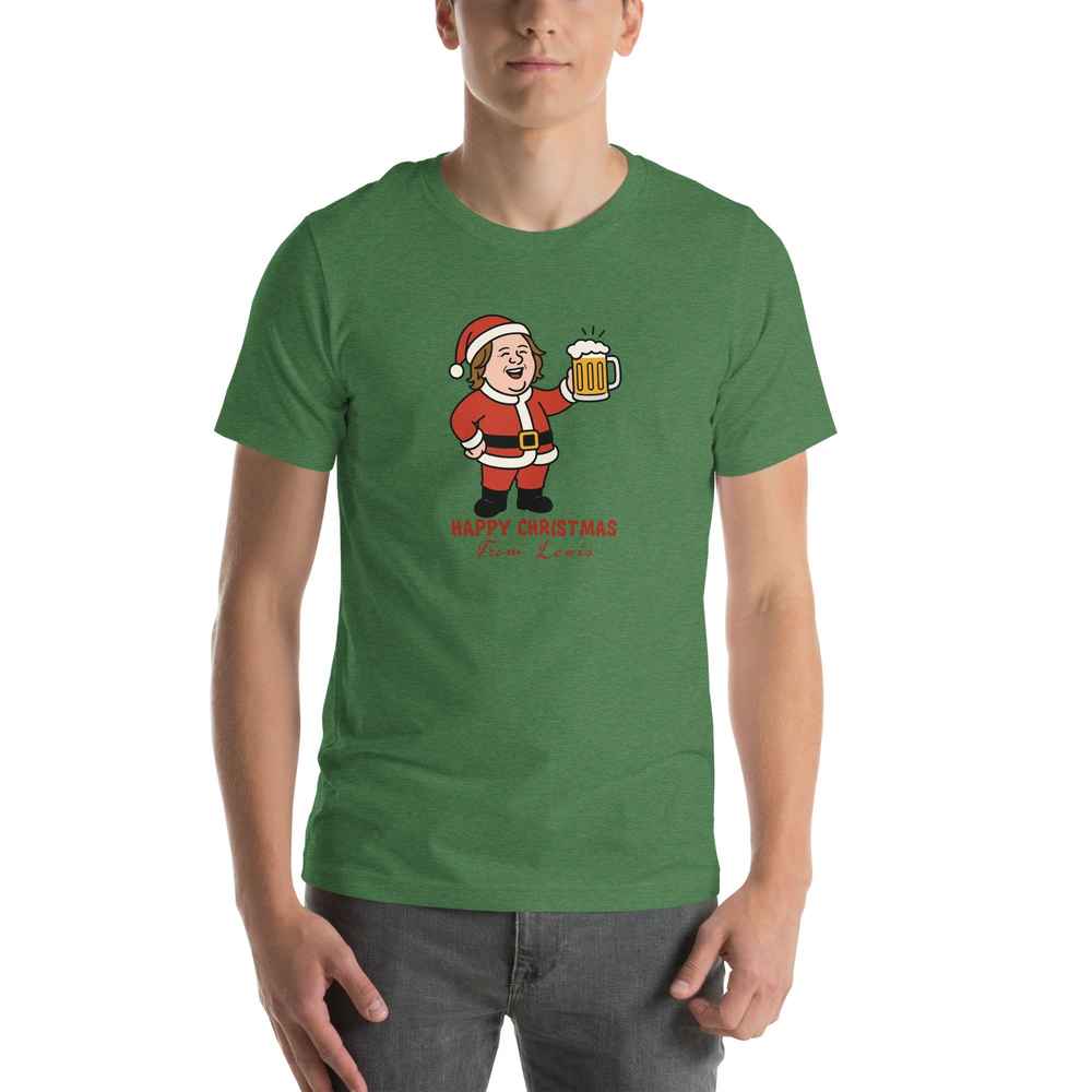 Lewis Capaldi Unisex Cotton T-Shirt | Graphic Christmas Tee Alcyone213k