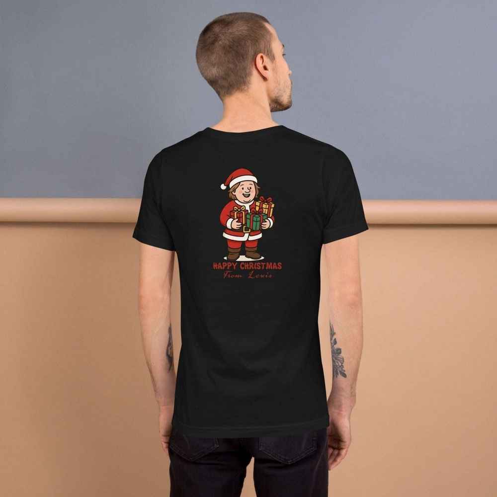 Lewis Capaldi Unisex Cotton T-Shirt | Graphic Christmas Tee Alcyone213k