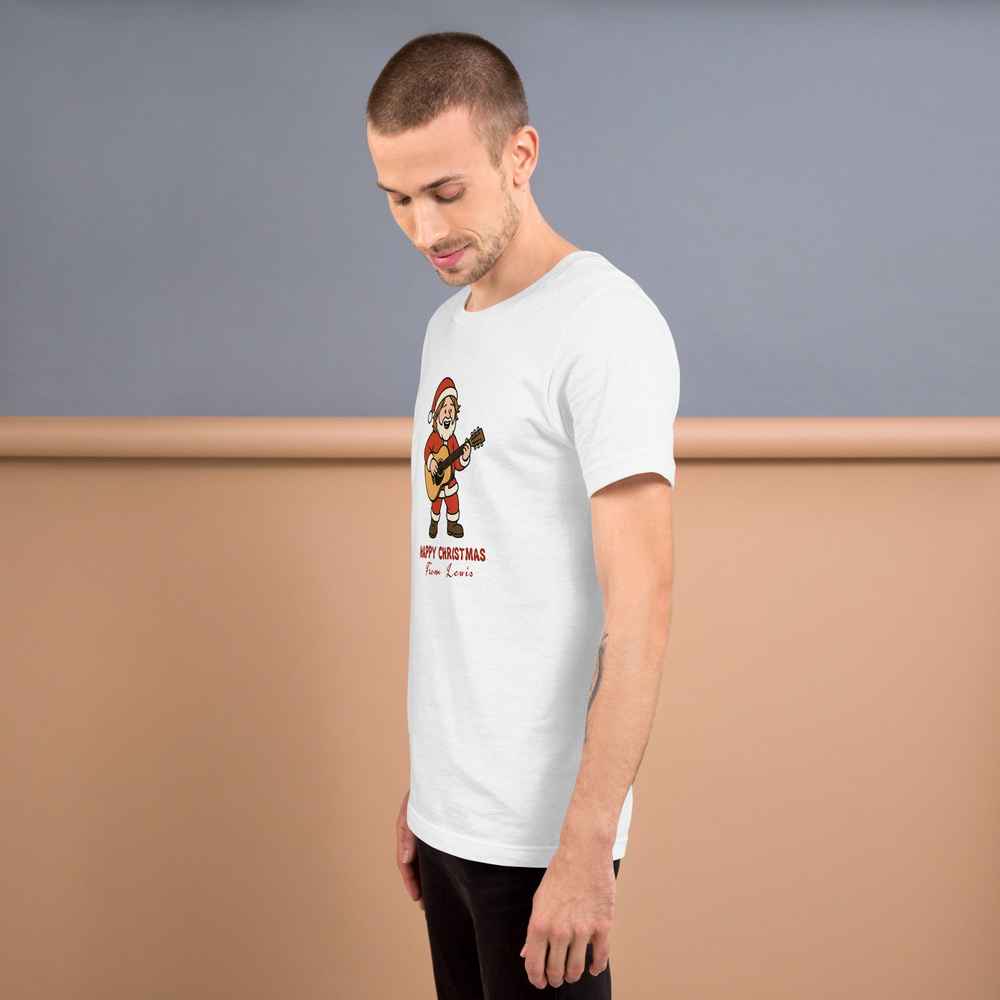 Lewis Capaldi Unisex Cotton T-Shirt | Graphic Christmas Tee Alcyone213k