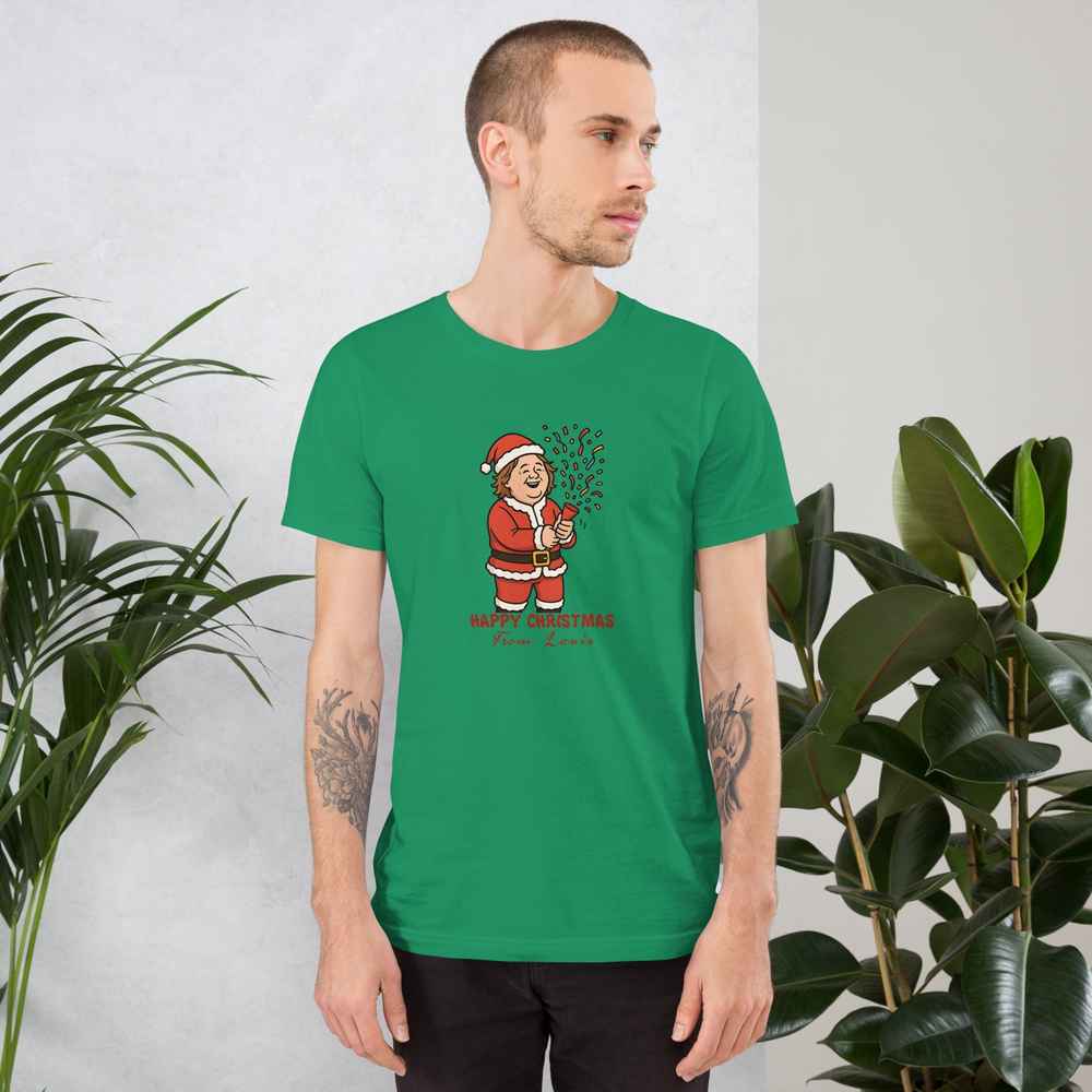 Lewis Capaldi Unisex Cotton T-Shirt | Graphic Christmas Tee Alcyone213k