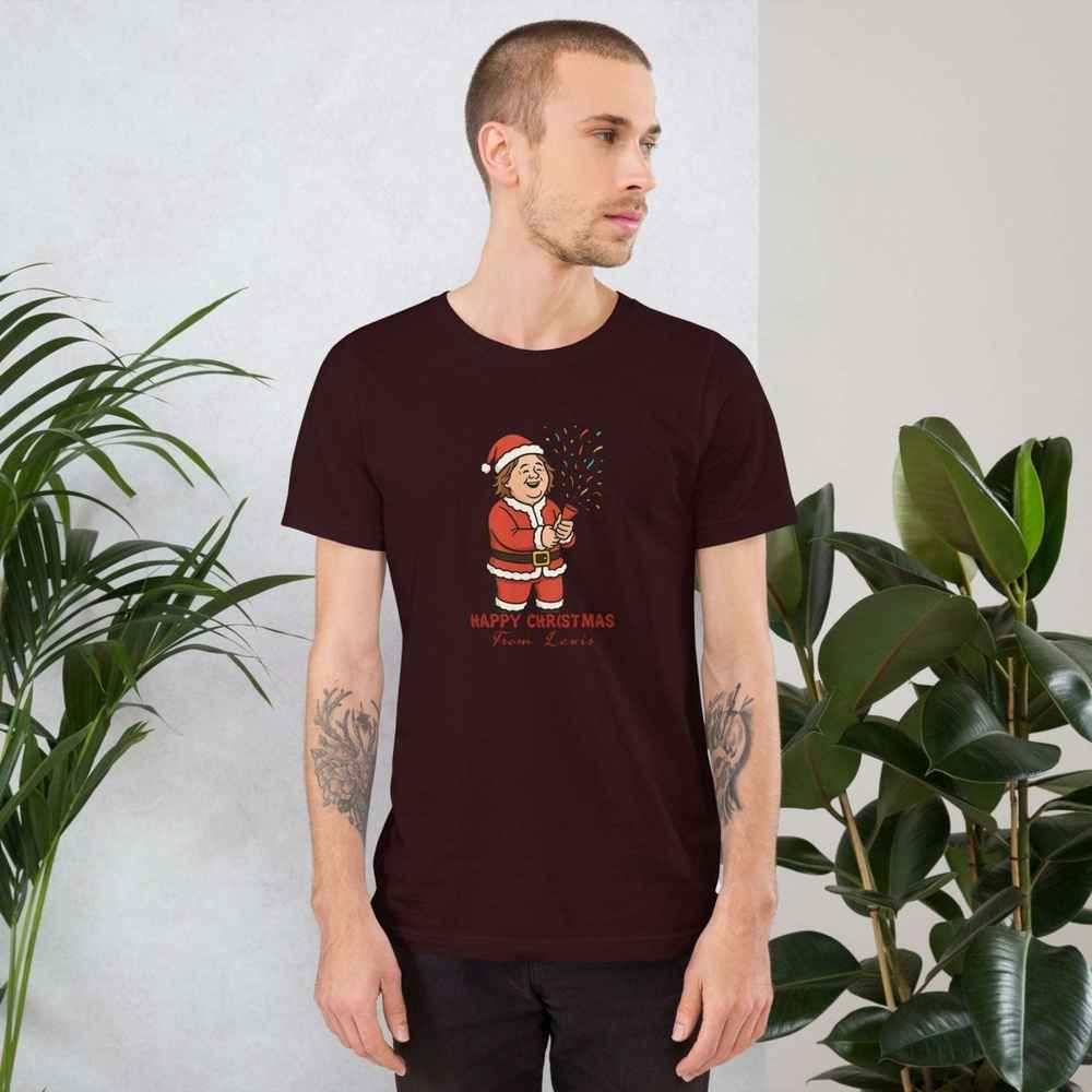 Lewis Capaldi Unisex Cotton T-Shirt | Graphic Christmas Tee Alcyone213k