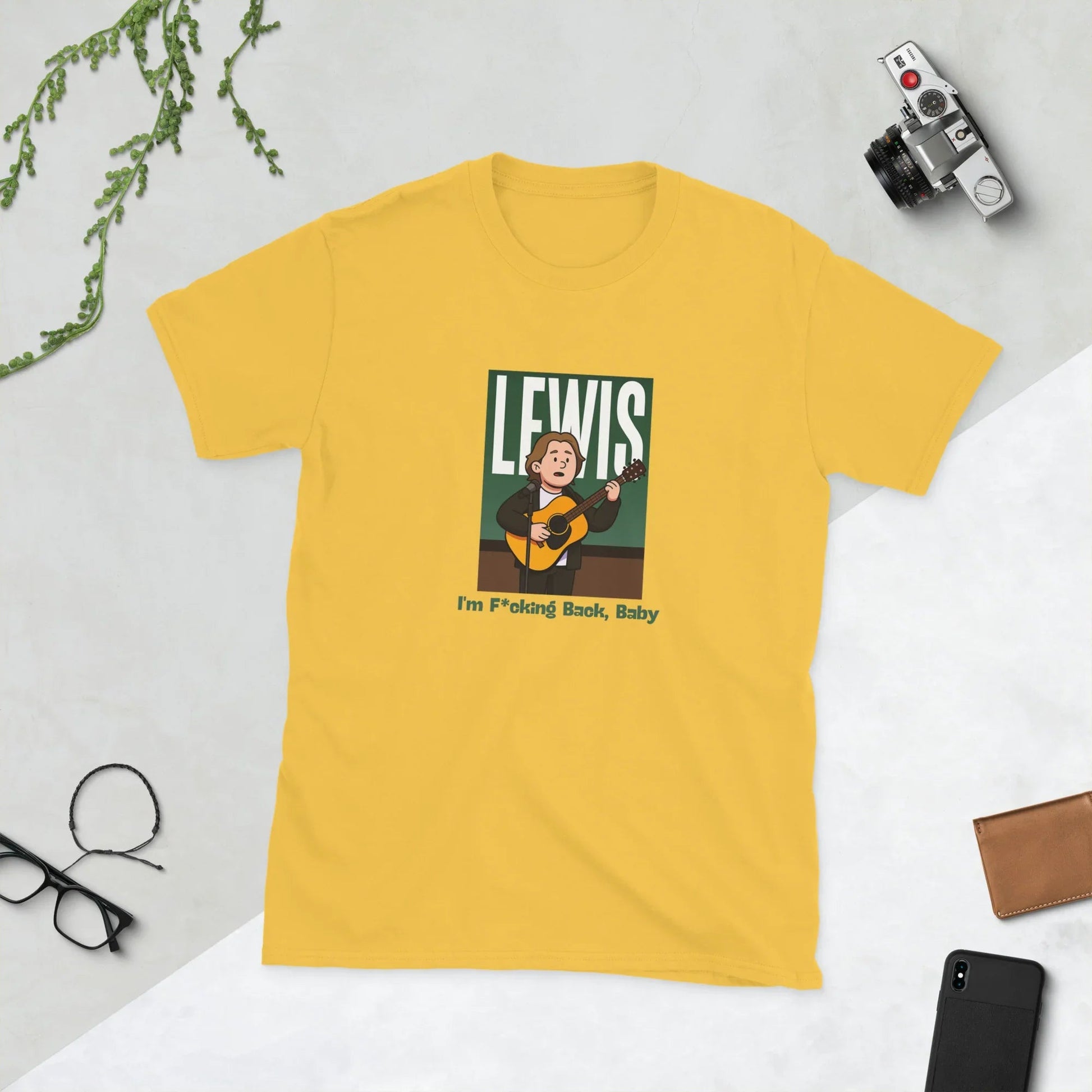 Lewis Capaldi "I'm Back" Unisex Cotton T-Shirt | Music Fan Tee T-shirt Alcyone213k