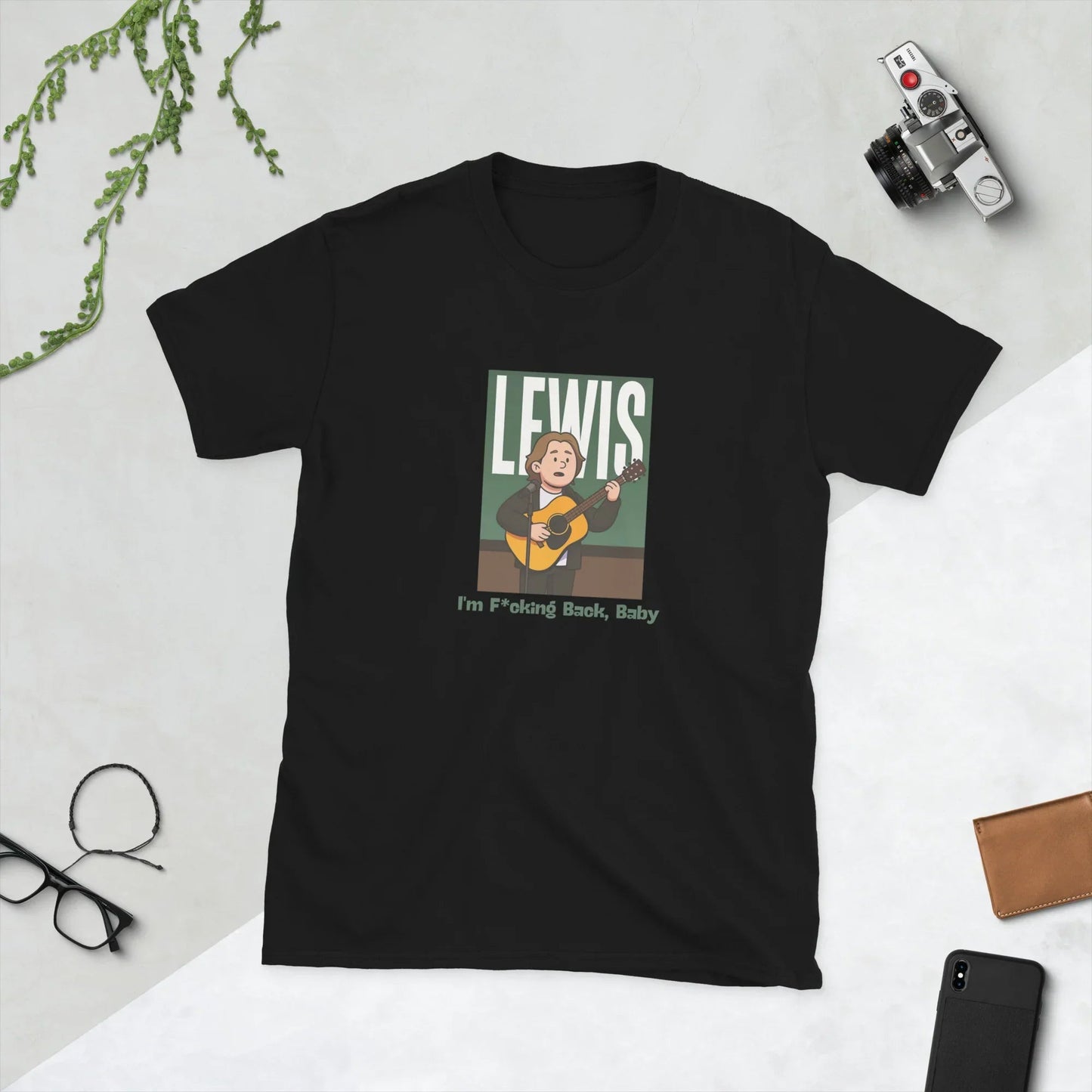 Lewis Capaldi "I'm Back" Unisex Cotton T-Shirt | Music Fan Tee T-shirt Alcyone213k