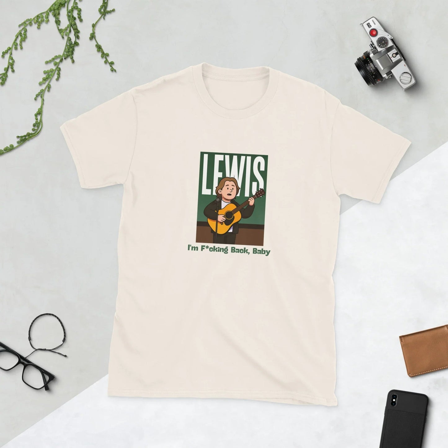 Lewis Capaldi "I'm Back" Unisex Cotton T-Shirt | Music Fan Tee T-shirt Alcyone213k