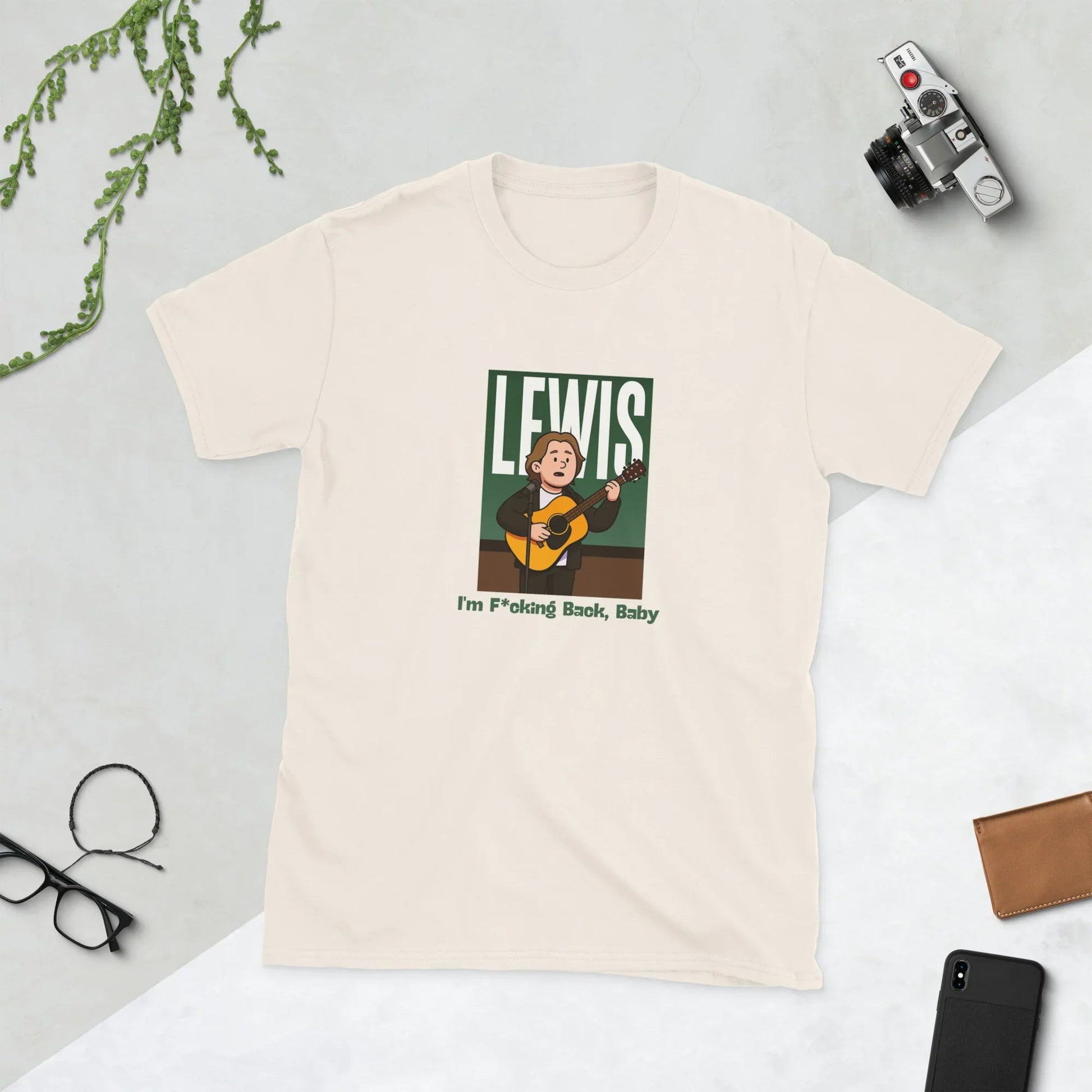Lewis Capaldi "I'm Back" Unisex Cotton T-Shirt | Music Fan Tee T-shirt Alcyone213k