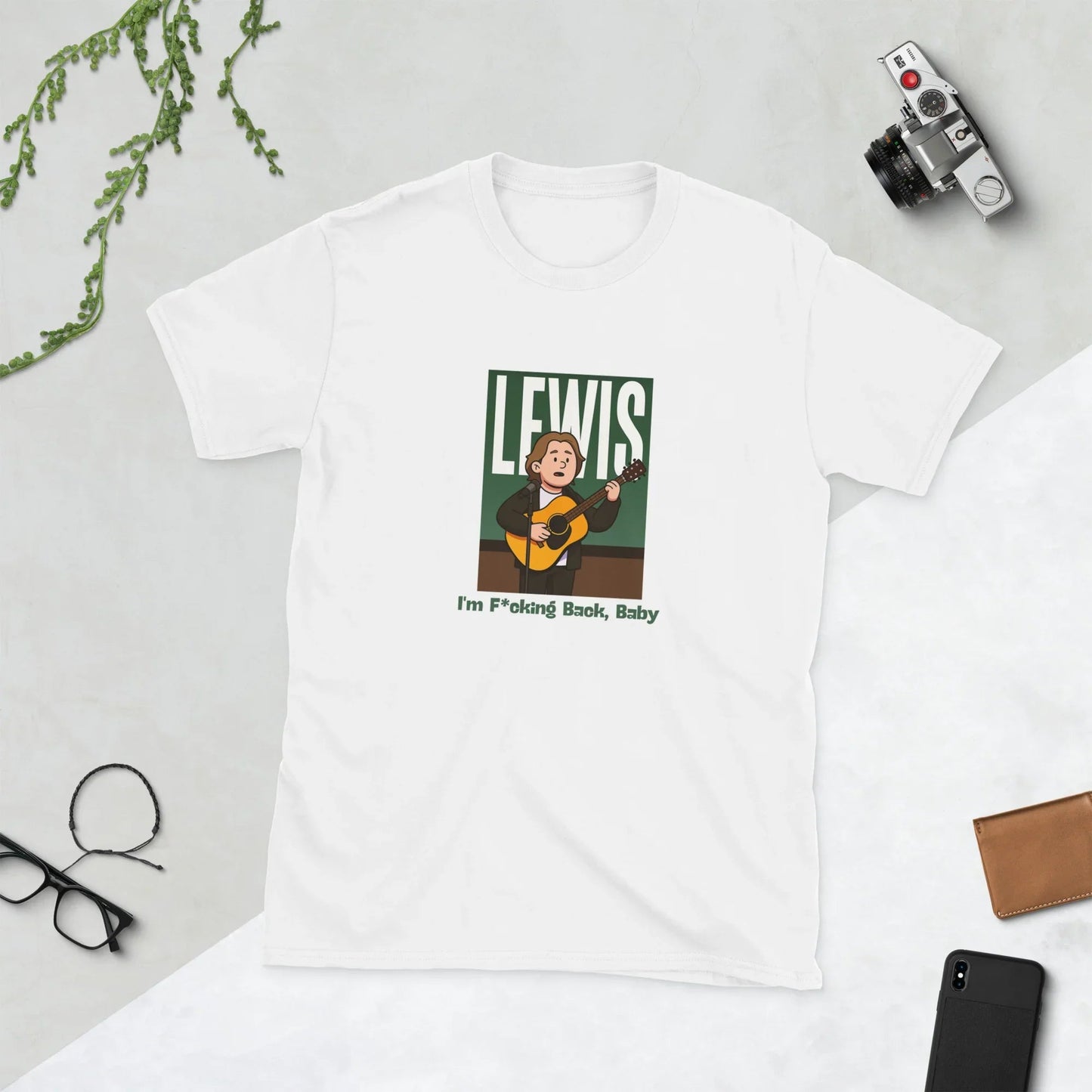 Lewis Capaldi "I'm Back" Unisex Cotton T-Shirt | Music Fan Tee T-shirt Alcyone213k
