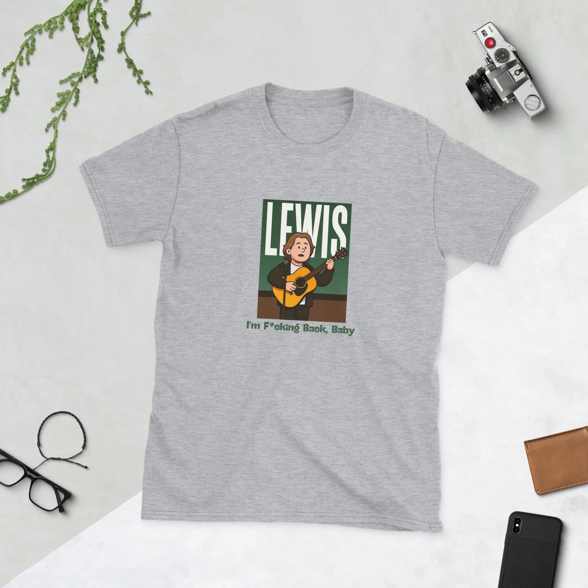 Lewis Capaldi "I'm Back" Unisex Cotton T-Shirt | Music Fan Tee T-shirt Alcyone213k